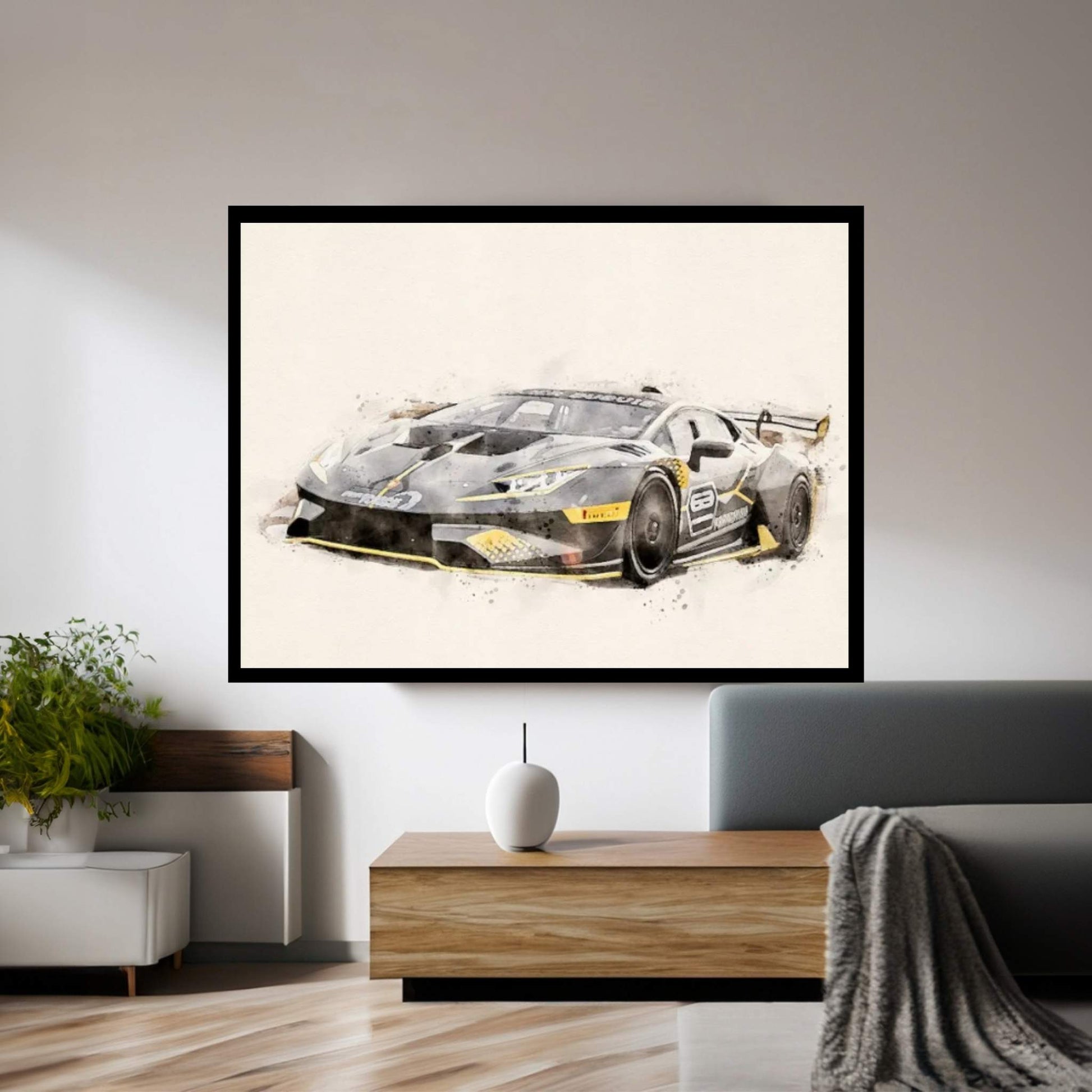Lamborghini Tuning v II Canvas Wall Art - Y Canvas