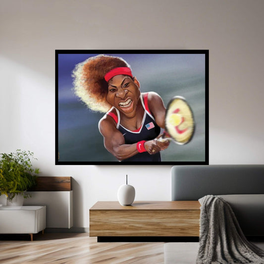 Serena Williams Canvas Wall Art - Y Canvas