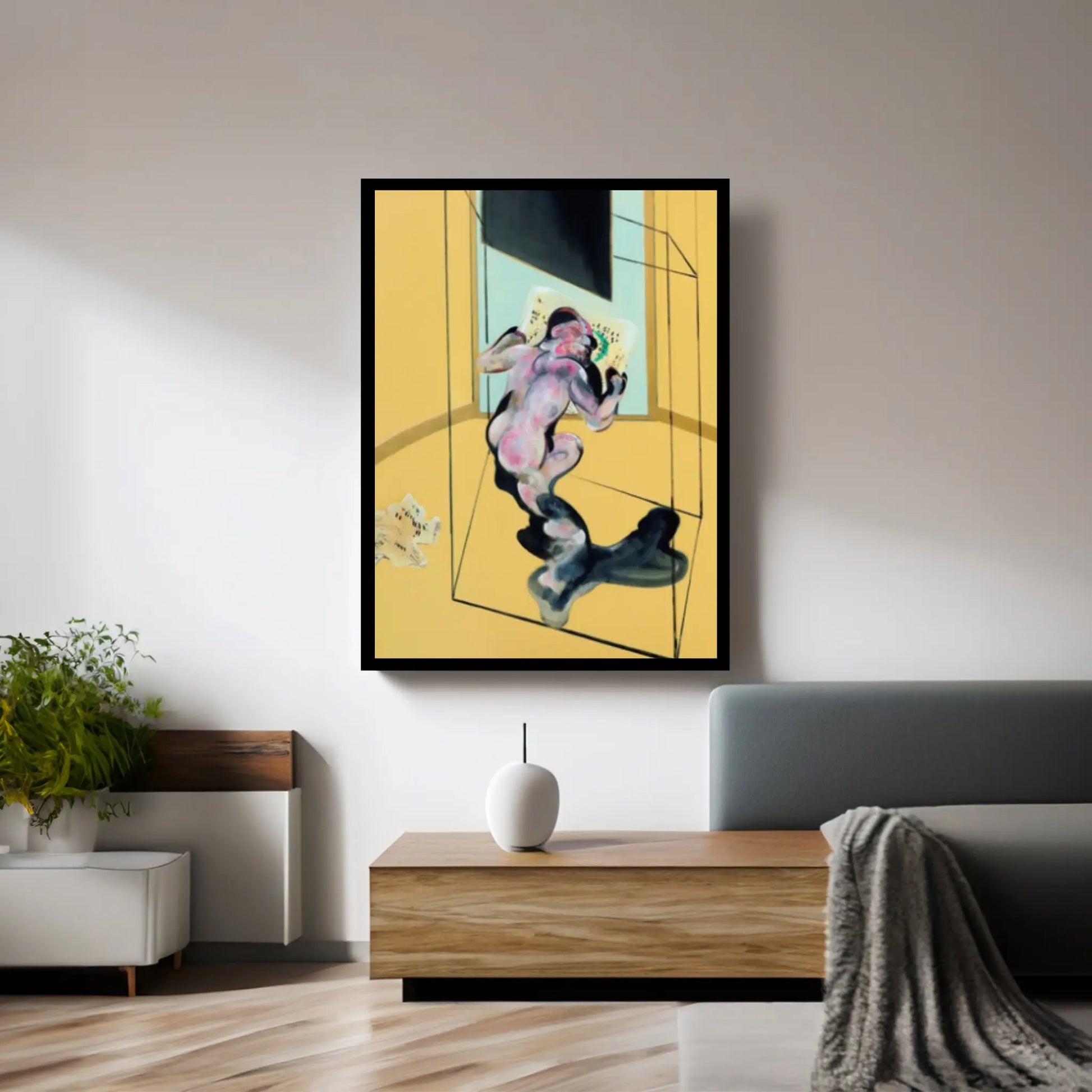 Francis Bacon Painting Modern Art Canvas Wall Art Poster Print - Painting Reproduction Print - Y Canvas