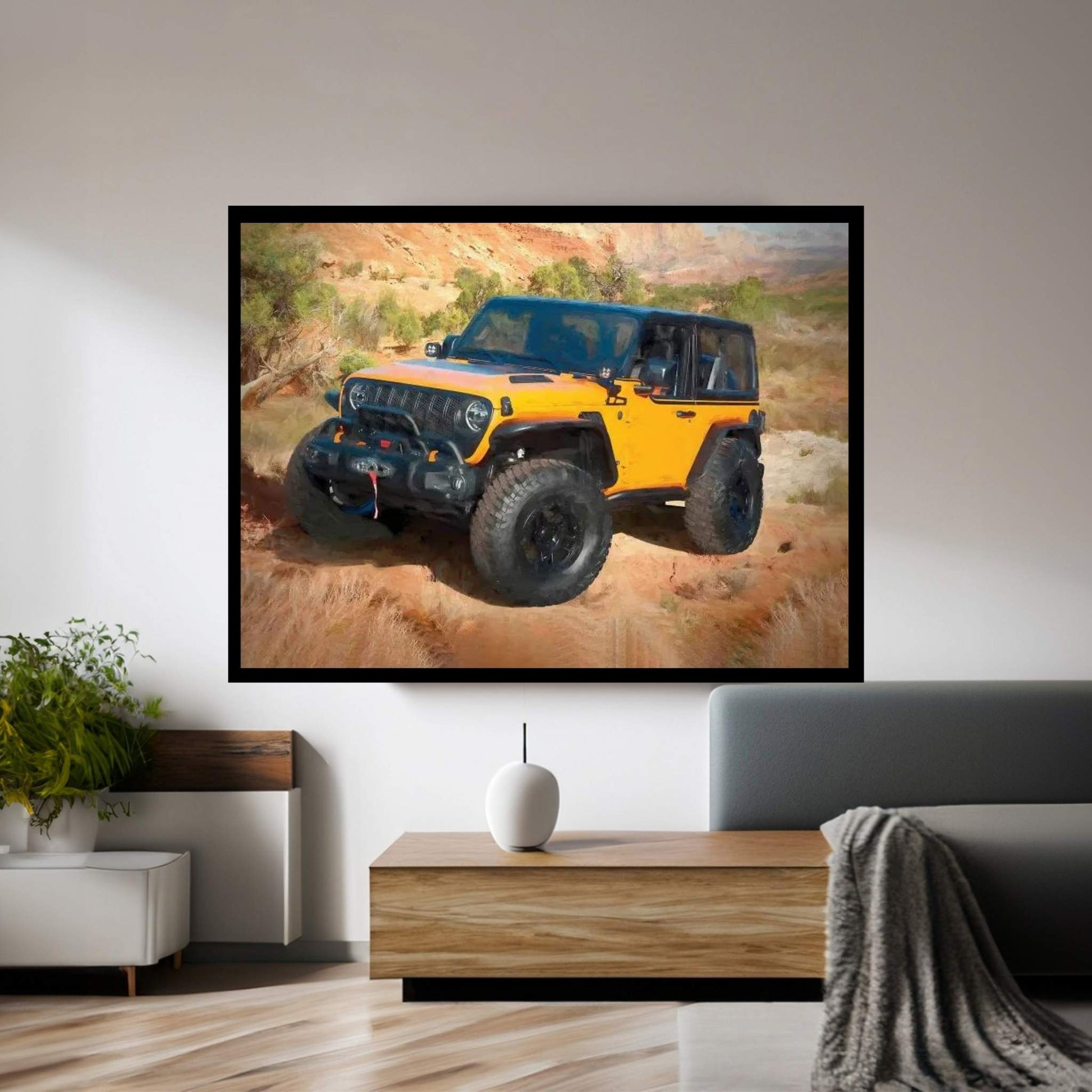 Jeep Canvas Wall Art - Y Canvas