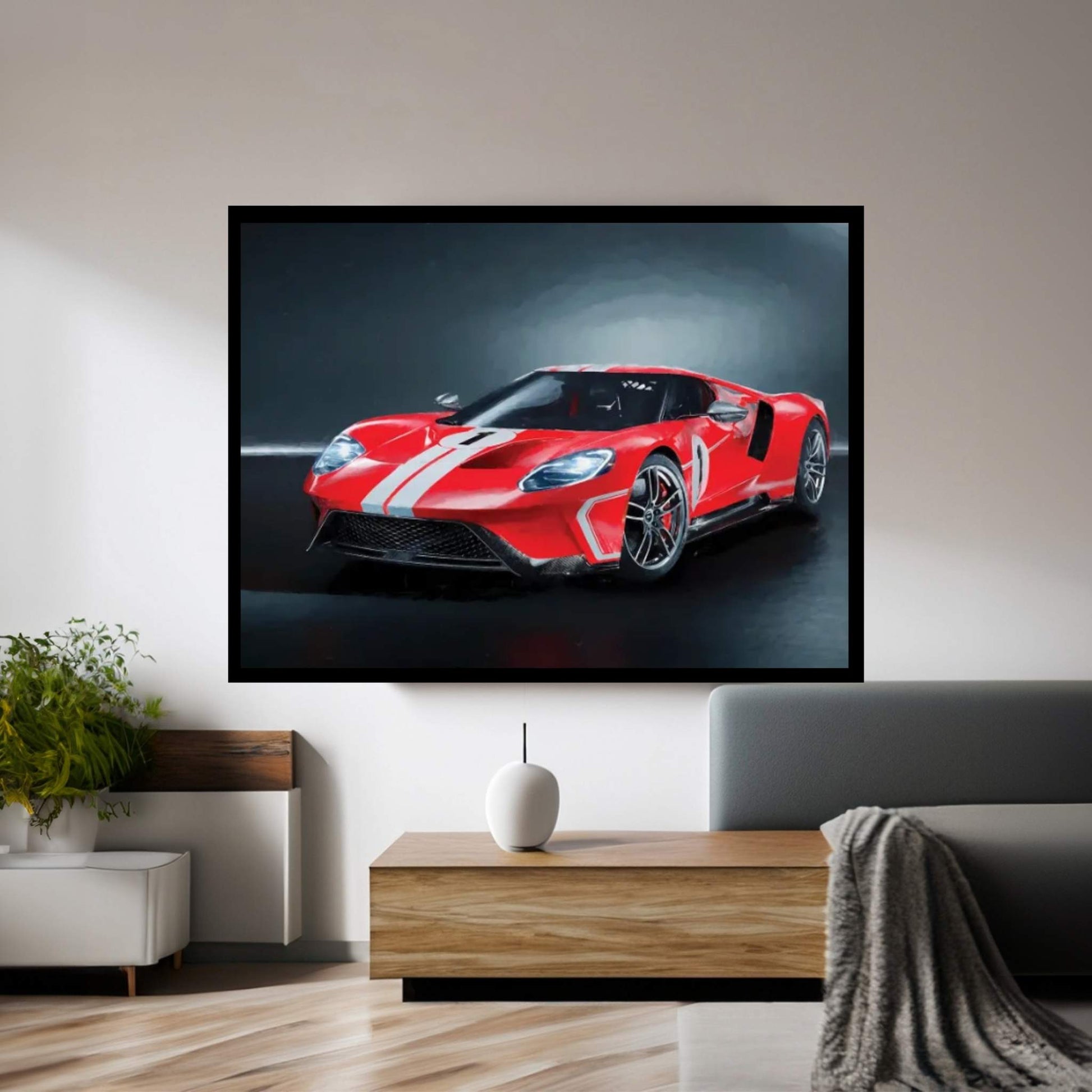 Ford Tuning GT II Canvas Wall Art - Y Canvas