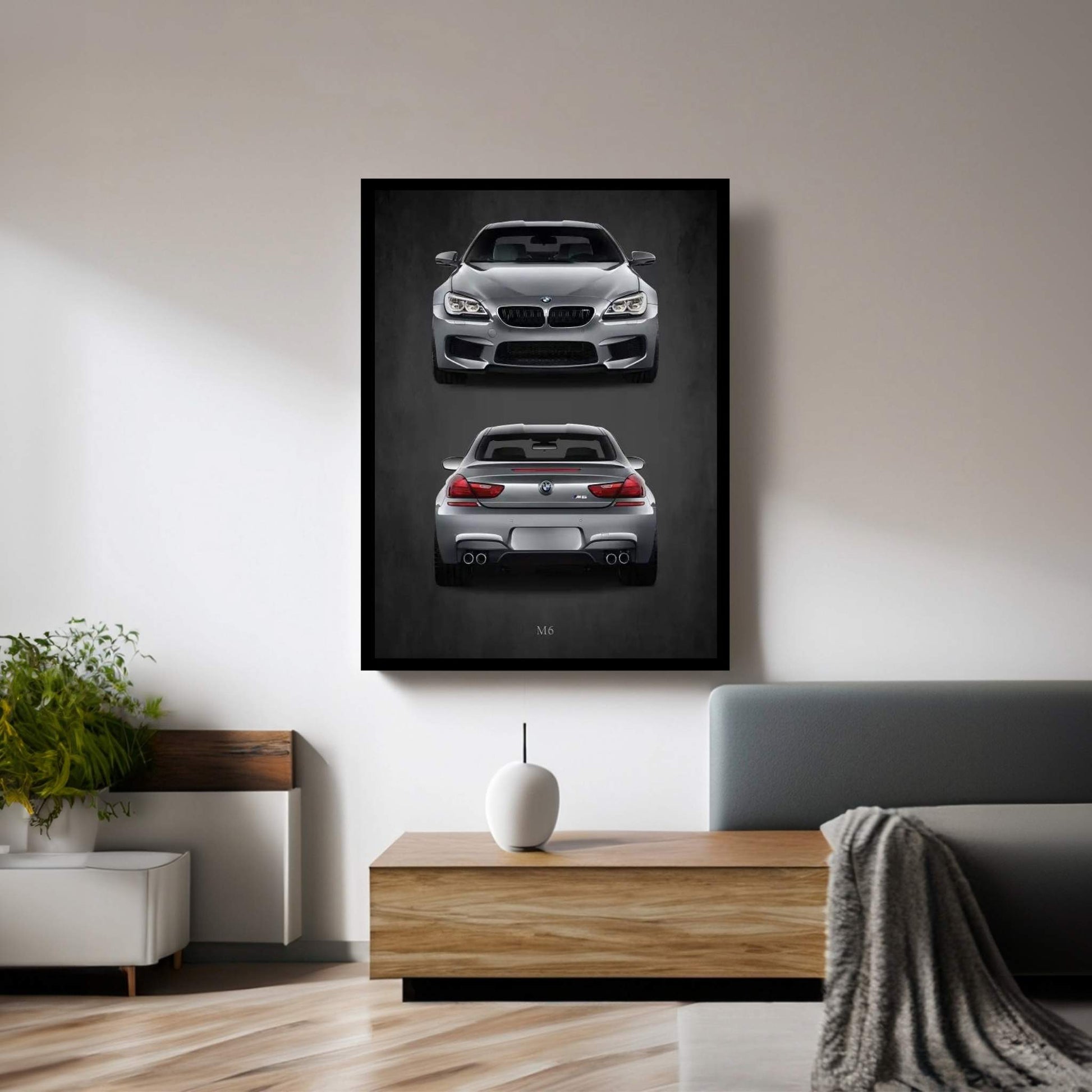 BMW M6 Canvas Wall Art - Y Canvas