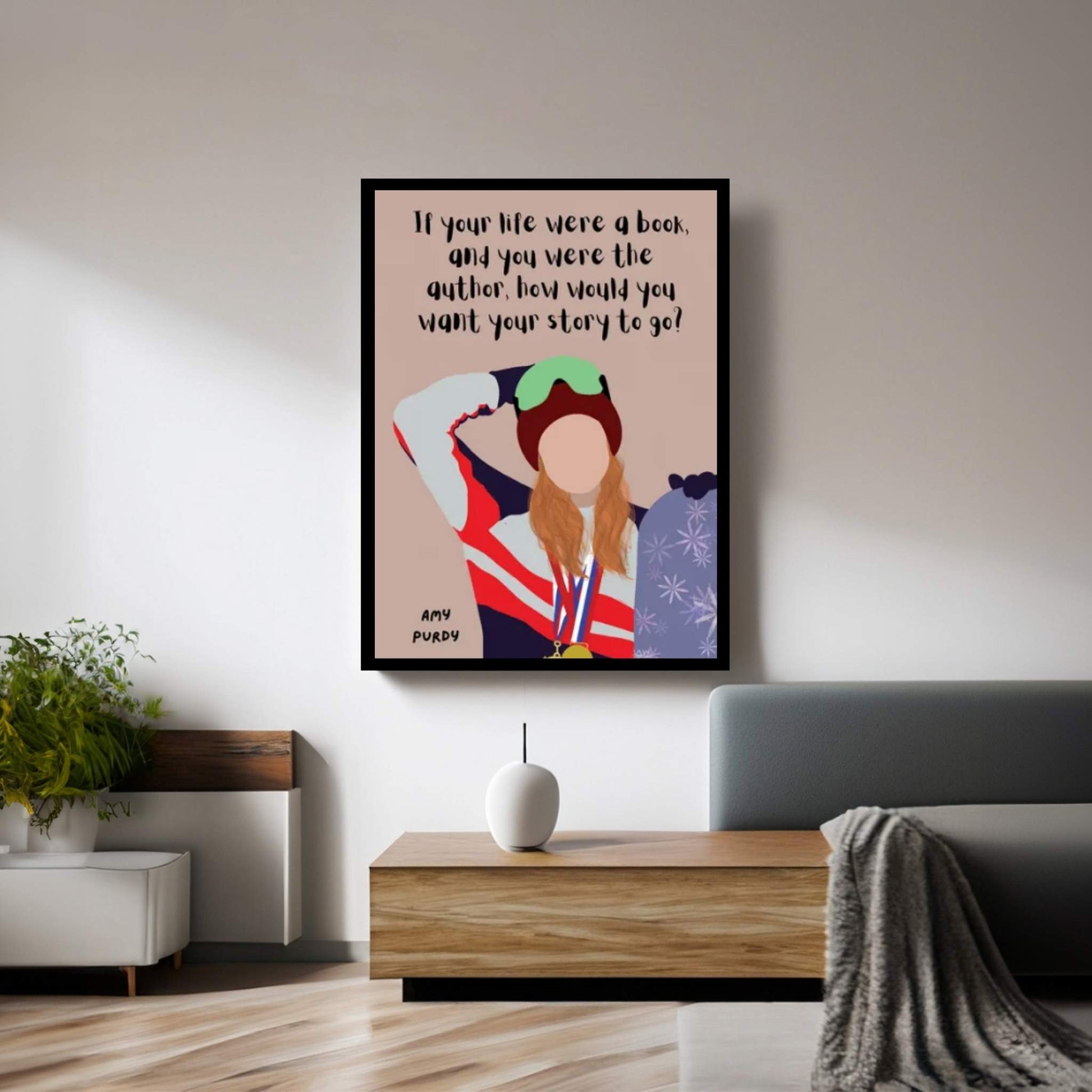 Amy Purdy Quote Canvas Wall Art - Y Canvas