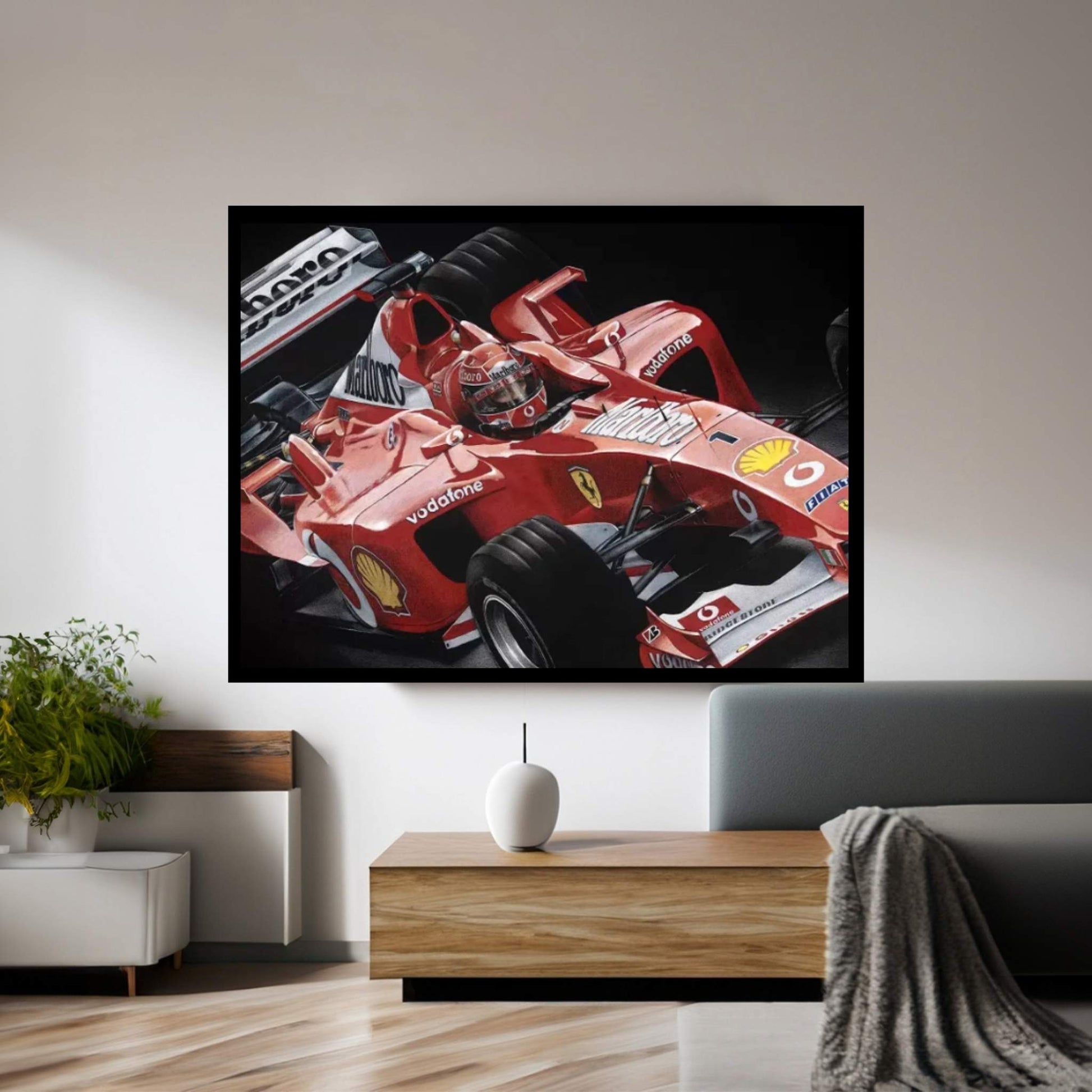Schumacher Canvas Wall Art - Y Canvas