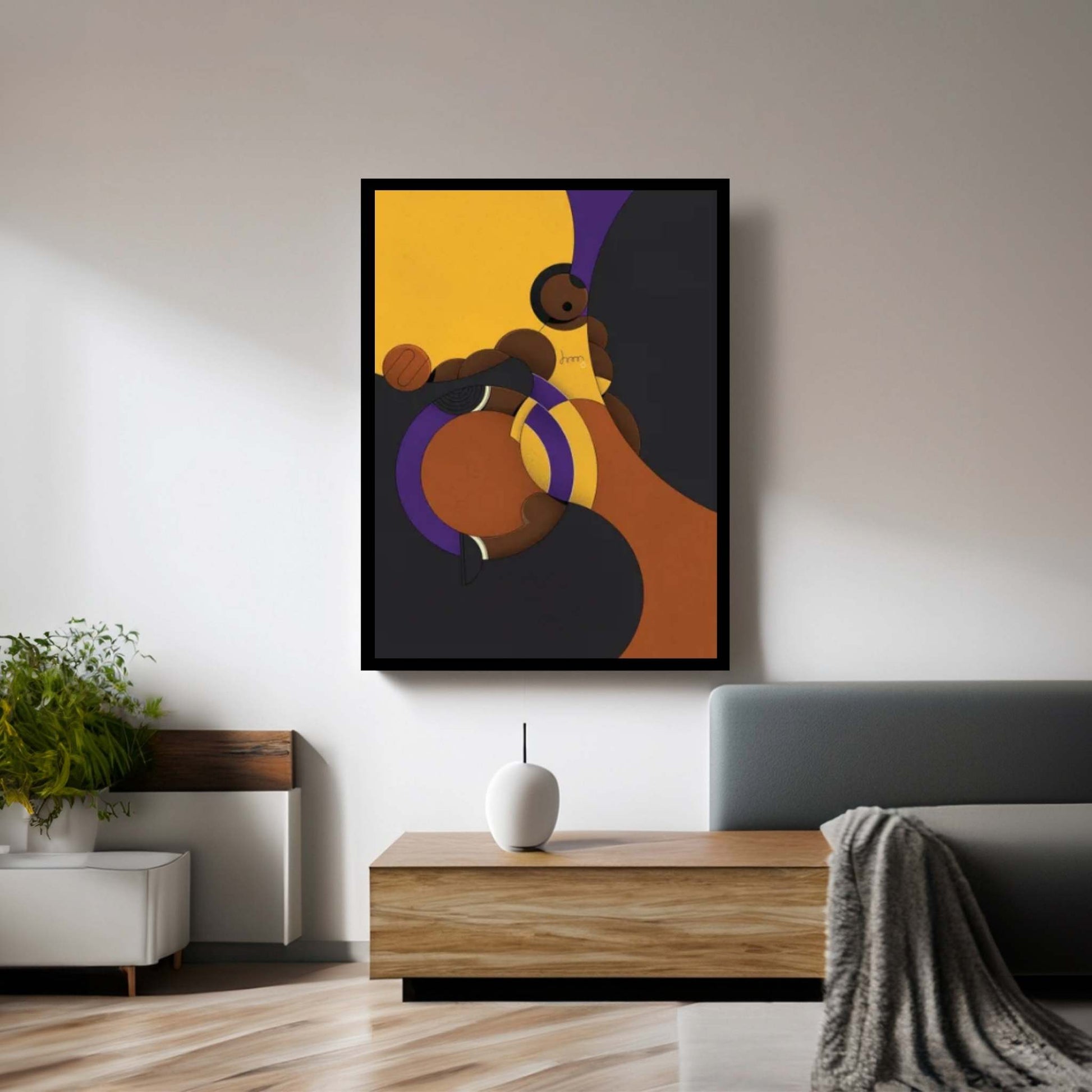 Kobe Canvas Wall Art - Y Canvas