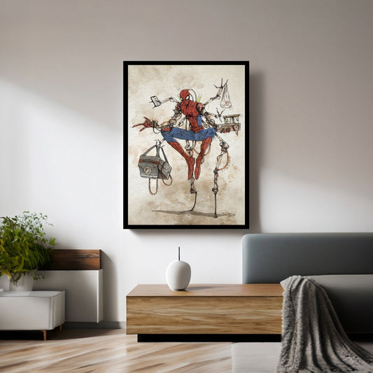 Spiderman Canvas Wall Art - Y Canvas