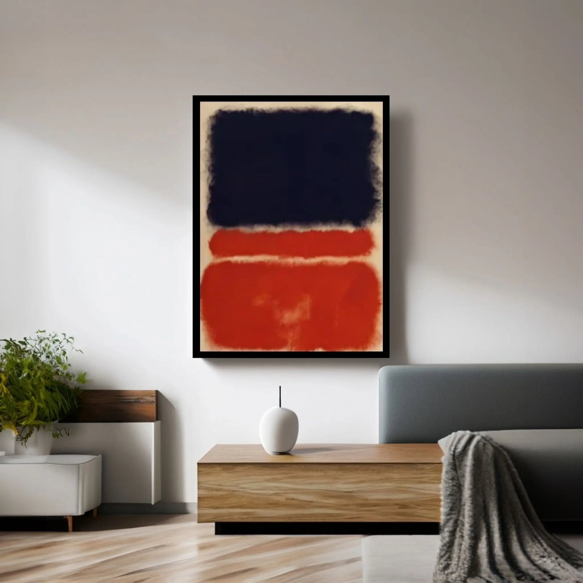 Mark Rothko Frame Canvas/Poster Art Reproduction, Rothko Reproduction - Y Canvas