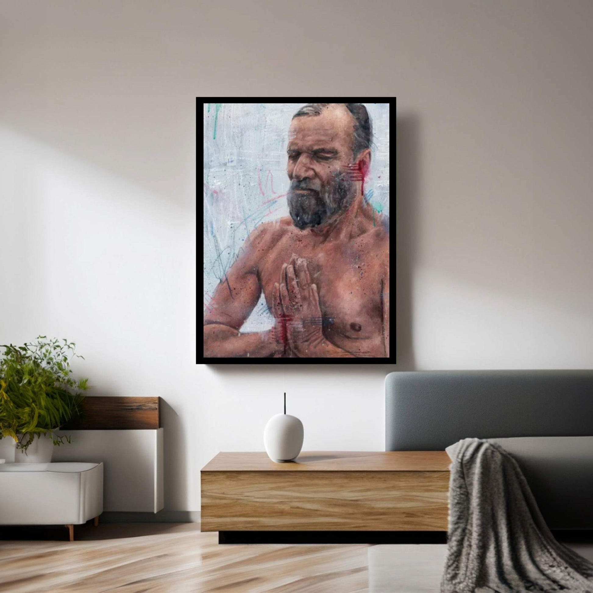 Iceman Wim Hof Canvas Wall Art - Y Canvas
