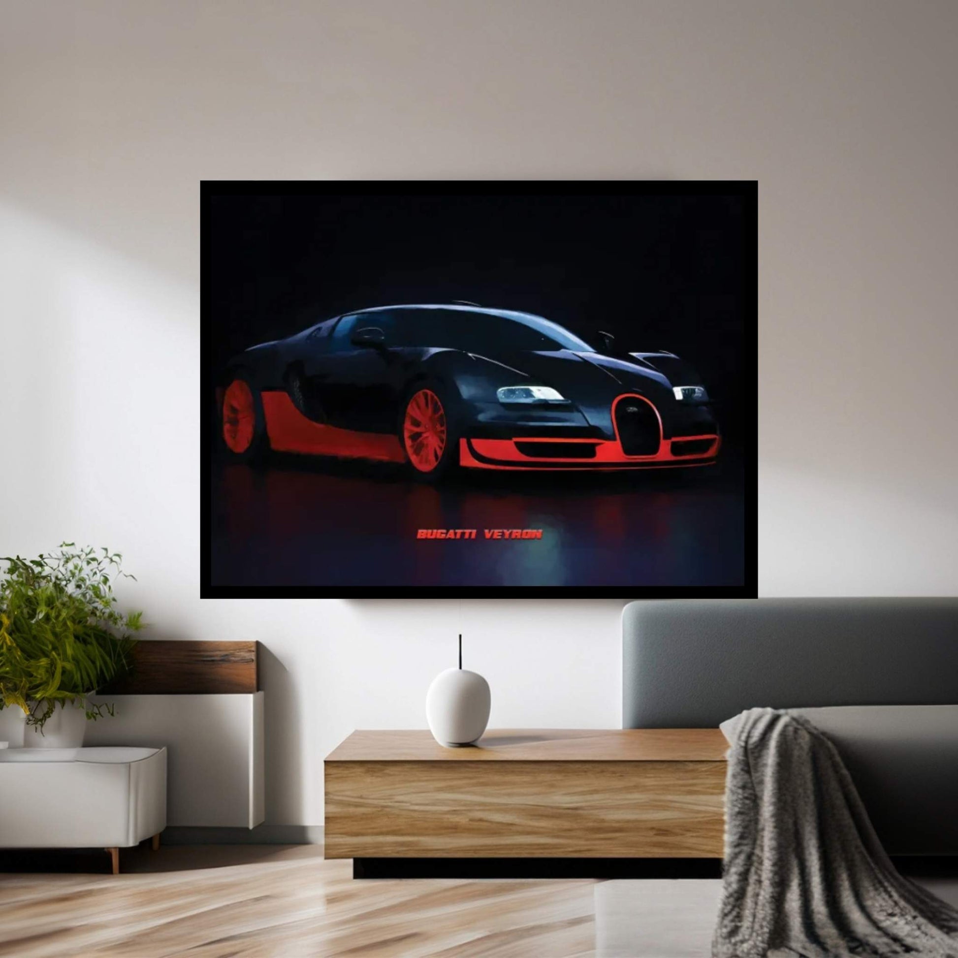 Bugatti Veyron Canvas Wall Art - Y Canvas