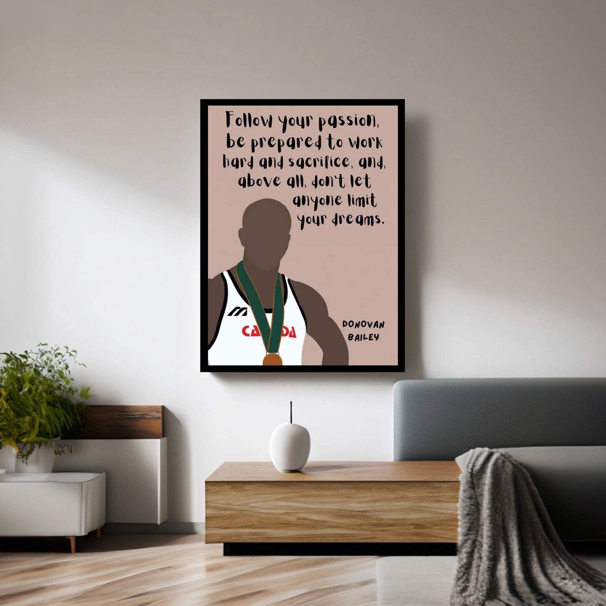 Bailey Quote Canvas Wall Art - Y Canvas
