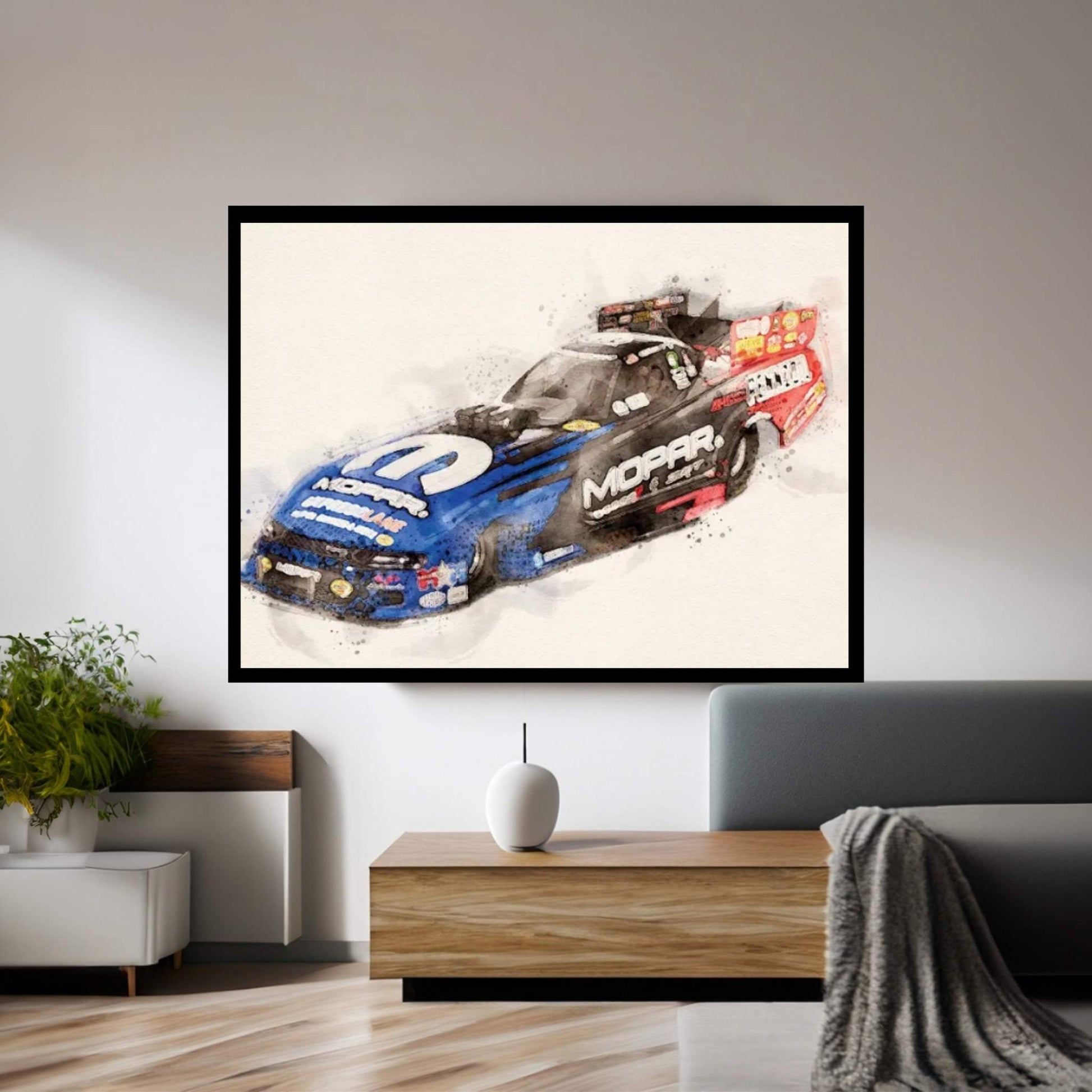 Dodge Tuning Canvas Wall Art - Y Canvas