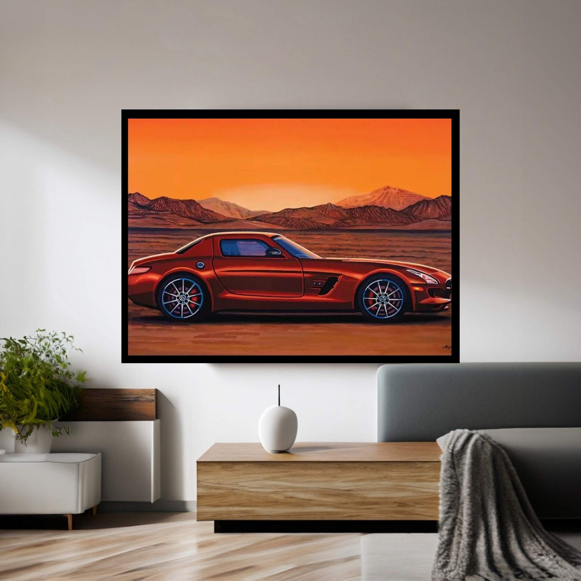 Mercedes Benz Sls Amg Gt Final Edition Canvas Wall Art - Y Canvas
