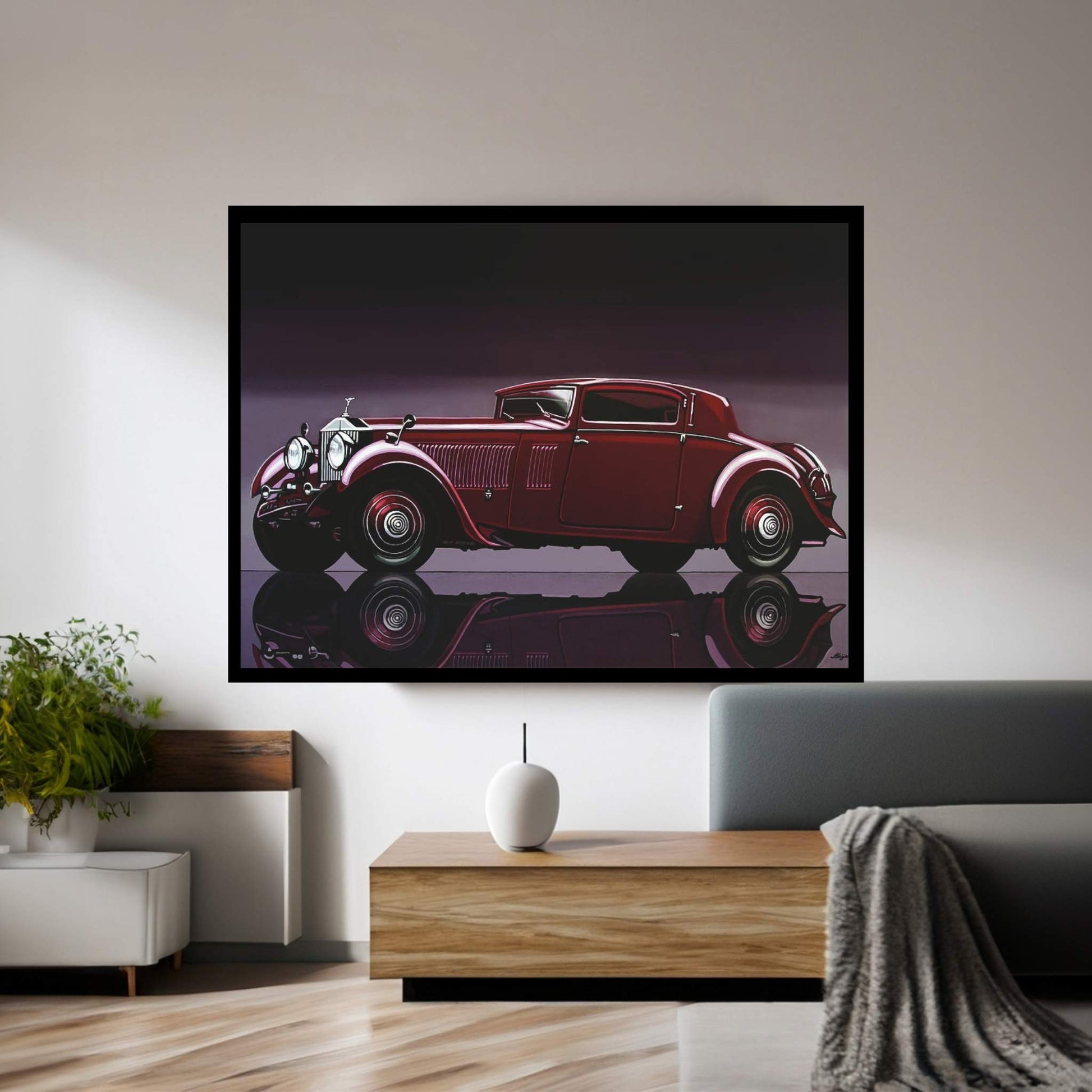 Rolls Royce Phantom 1933 Canvas Wall Art - Y Canvas
