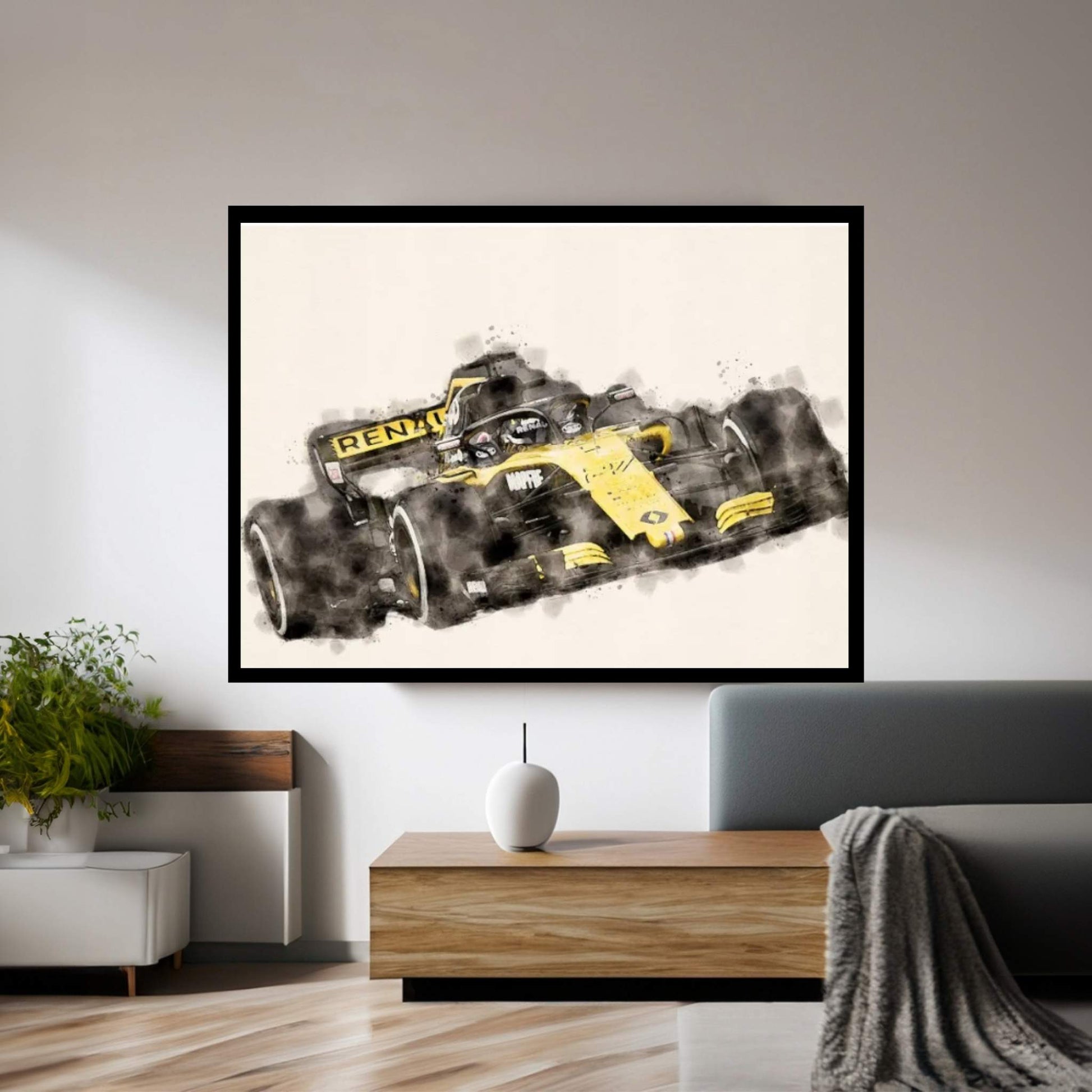 Formula I Canvas Wall Art - Y Canvas