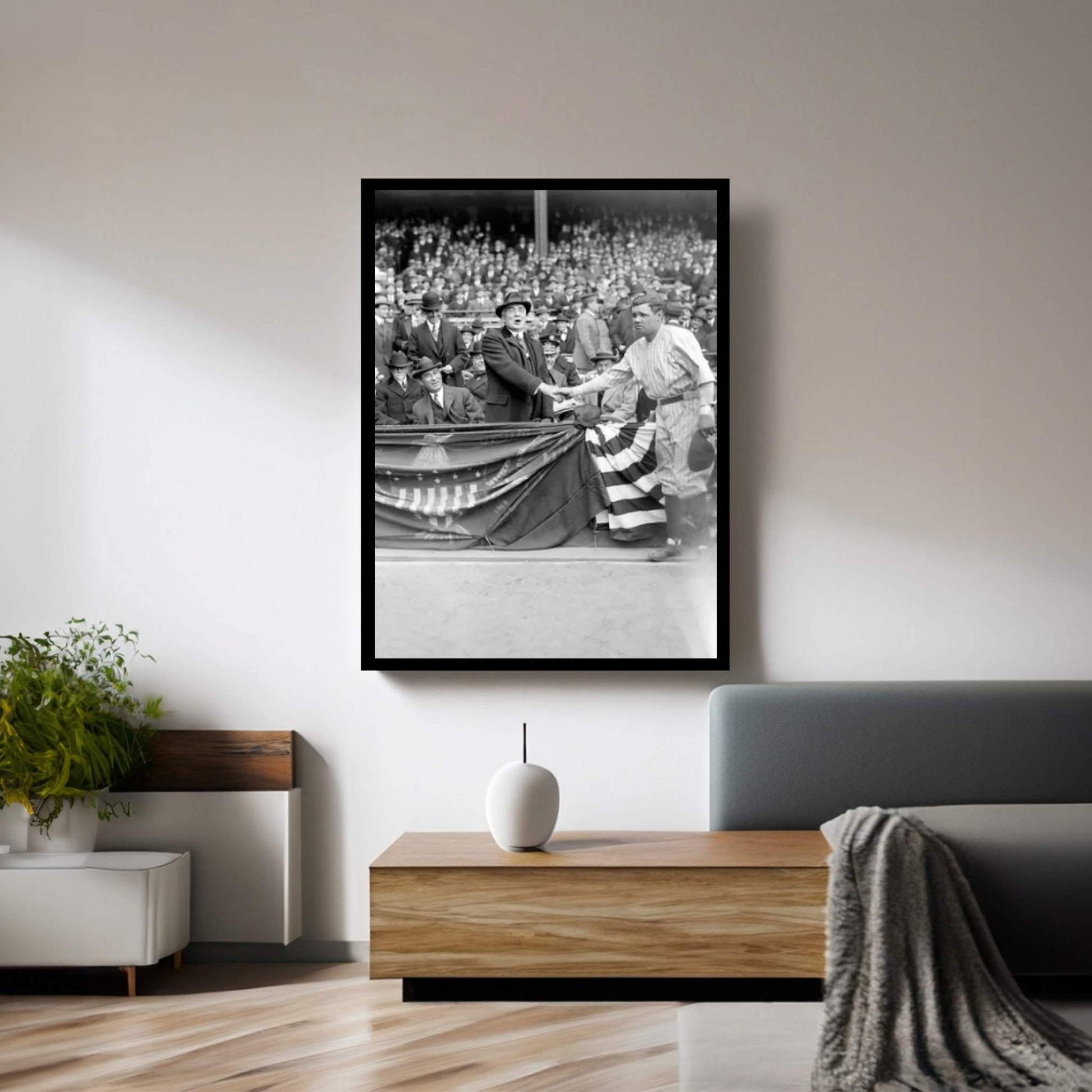 George H. Ruth Canvas Wall Art - Y Canvas