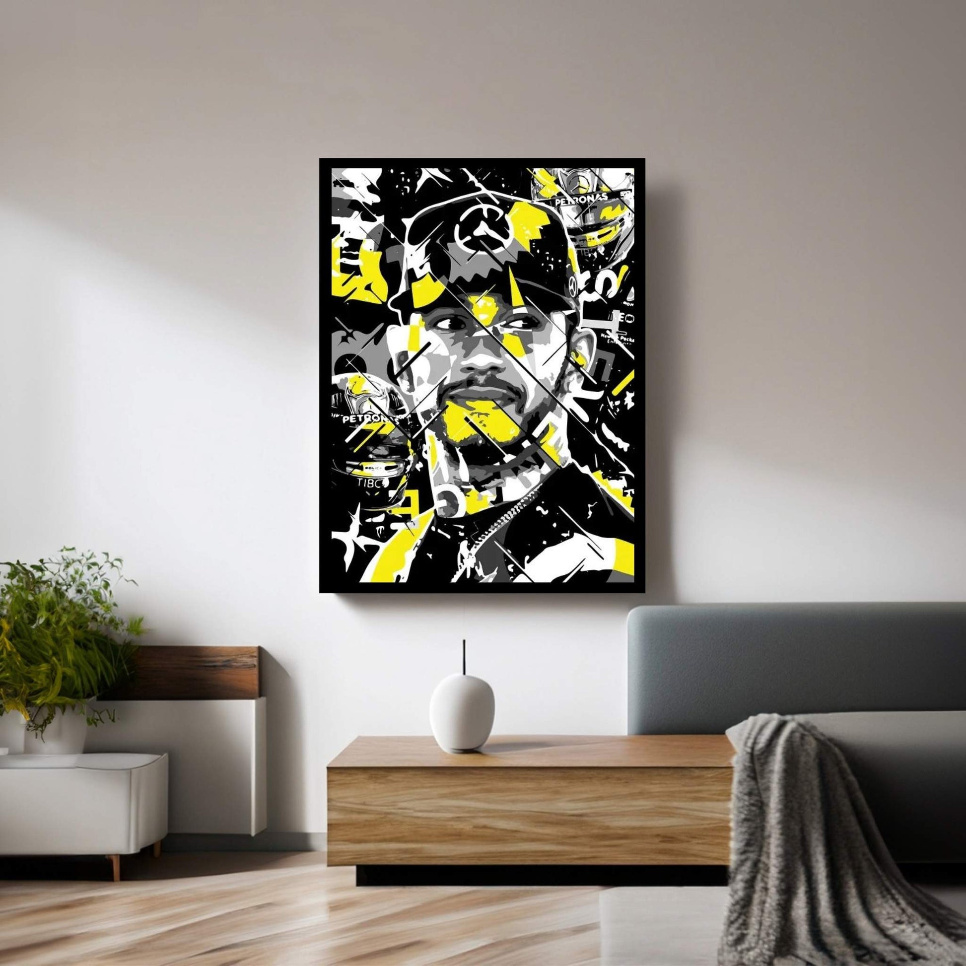 Hamilton Canvas Wall Art - Y Canvas