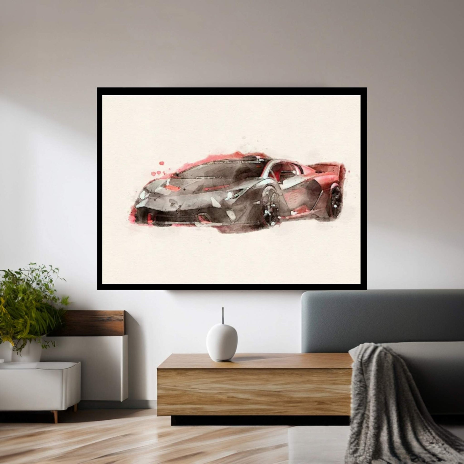 Lamborghini Aventador Canvas Wall Art - Y Canvas