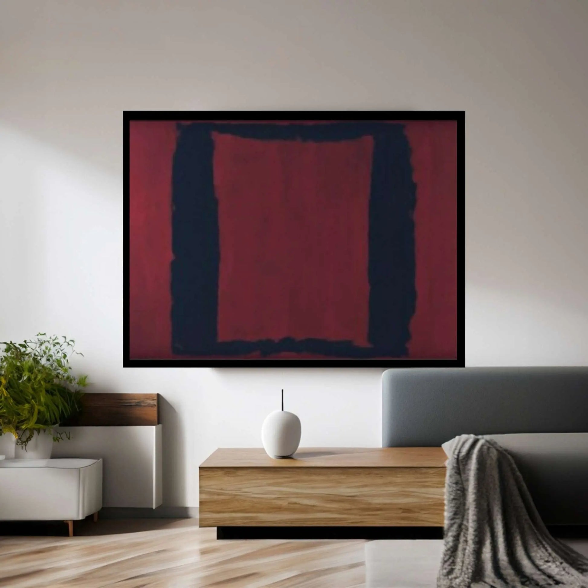 Mark Rothko Frame Canvas/Poster Art Reproduction, Rothko Reproduction - Y Canvas