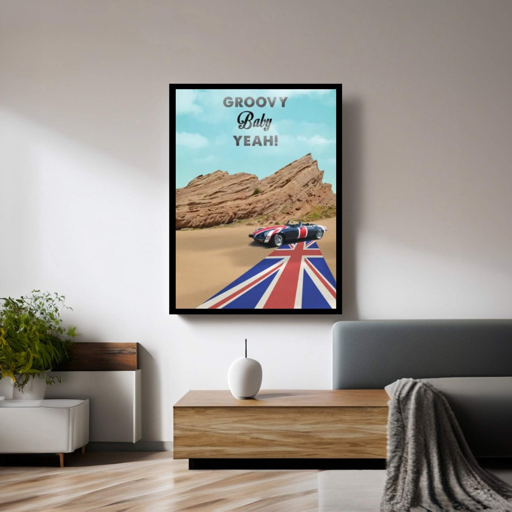 Austin Powers Travel Movie Art Canvas Wall Art - Y Canvas
