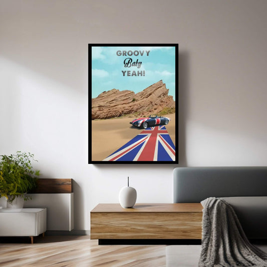 Austin Powers Travel Movie Art Canvas Wall Art - Y Canvas