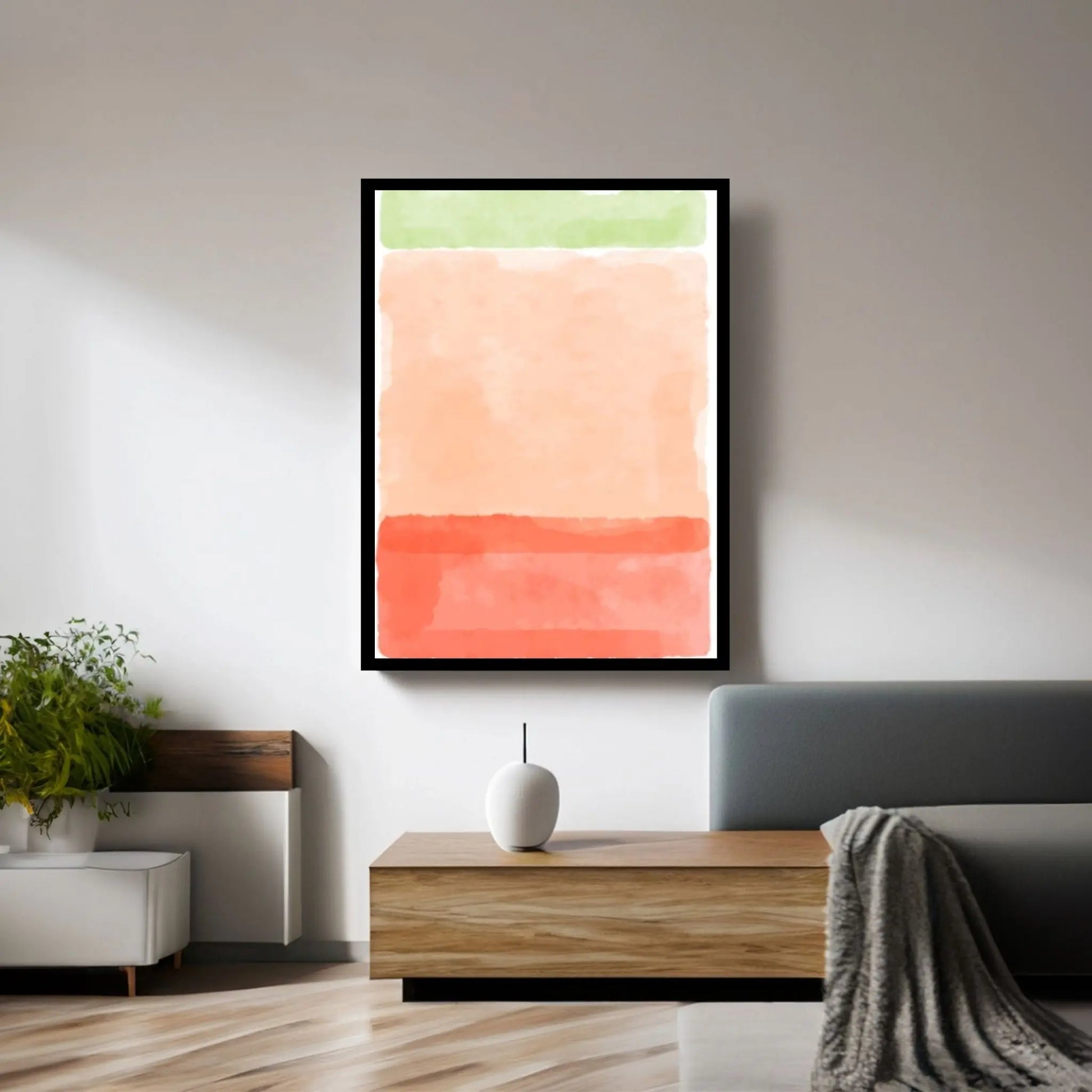 Mark Rothko Frame Canvas/Poster Art Reproduction, Rothko Reproduction - Y Canvas