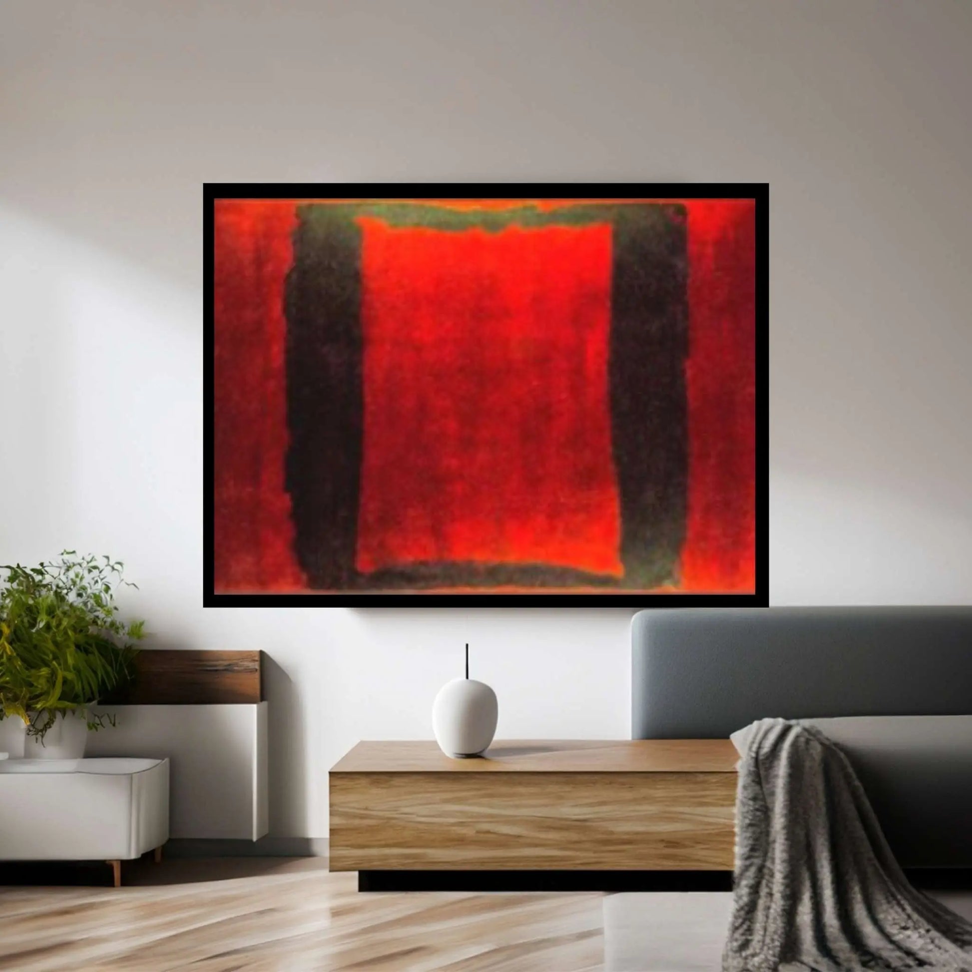 Mark Rothko Frame Canvas/Poster Art Reproduction, Rothko Reproduction - Y Canvas