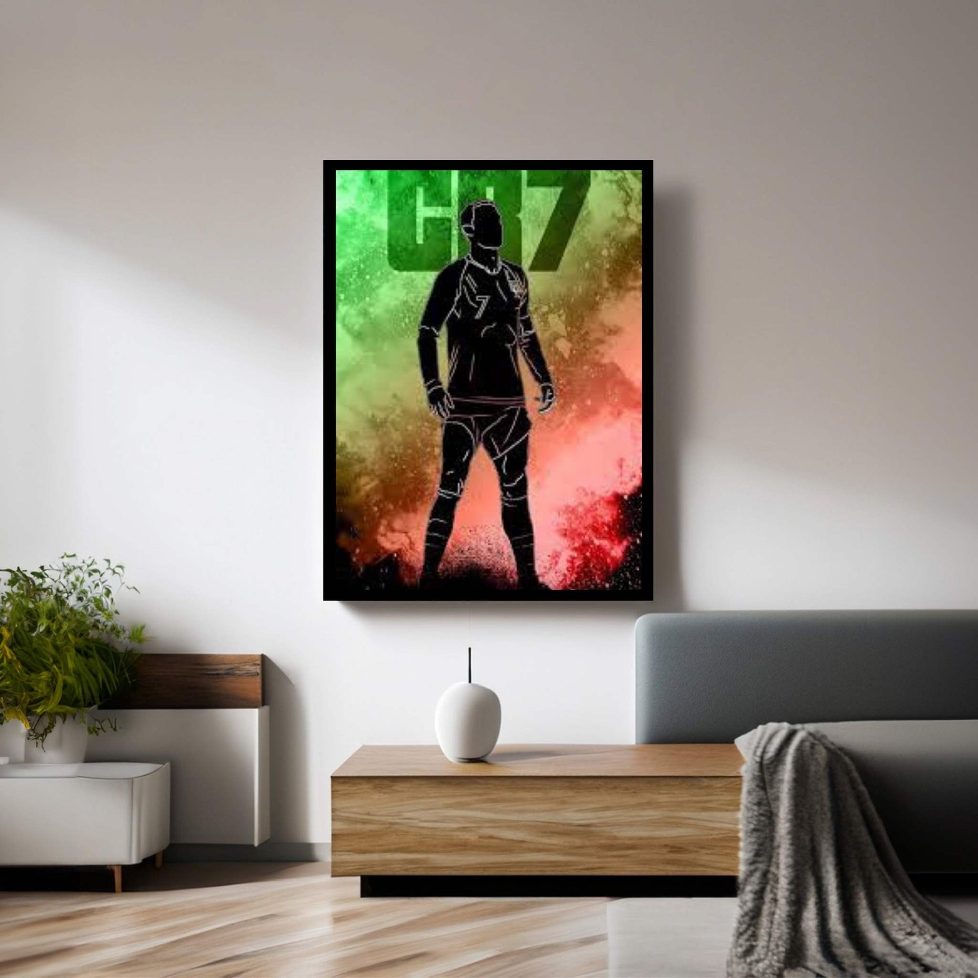 Soul Of CR7 Canvas Wall Art - Y Canvas