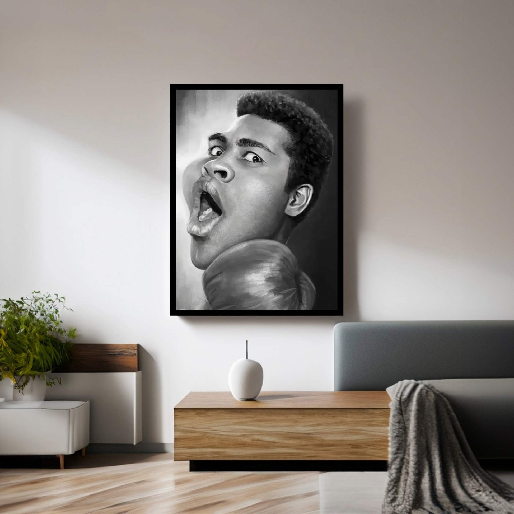 Muhammad Ali Canvas Wall Art - Y Canvas