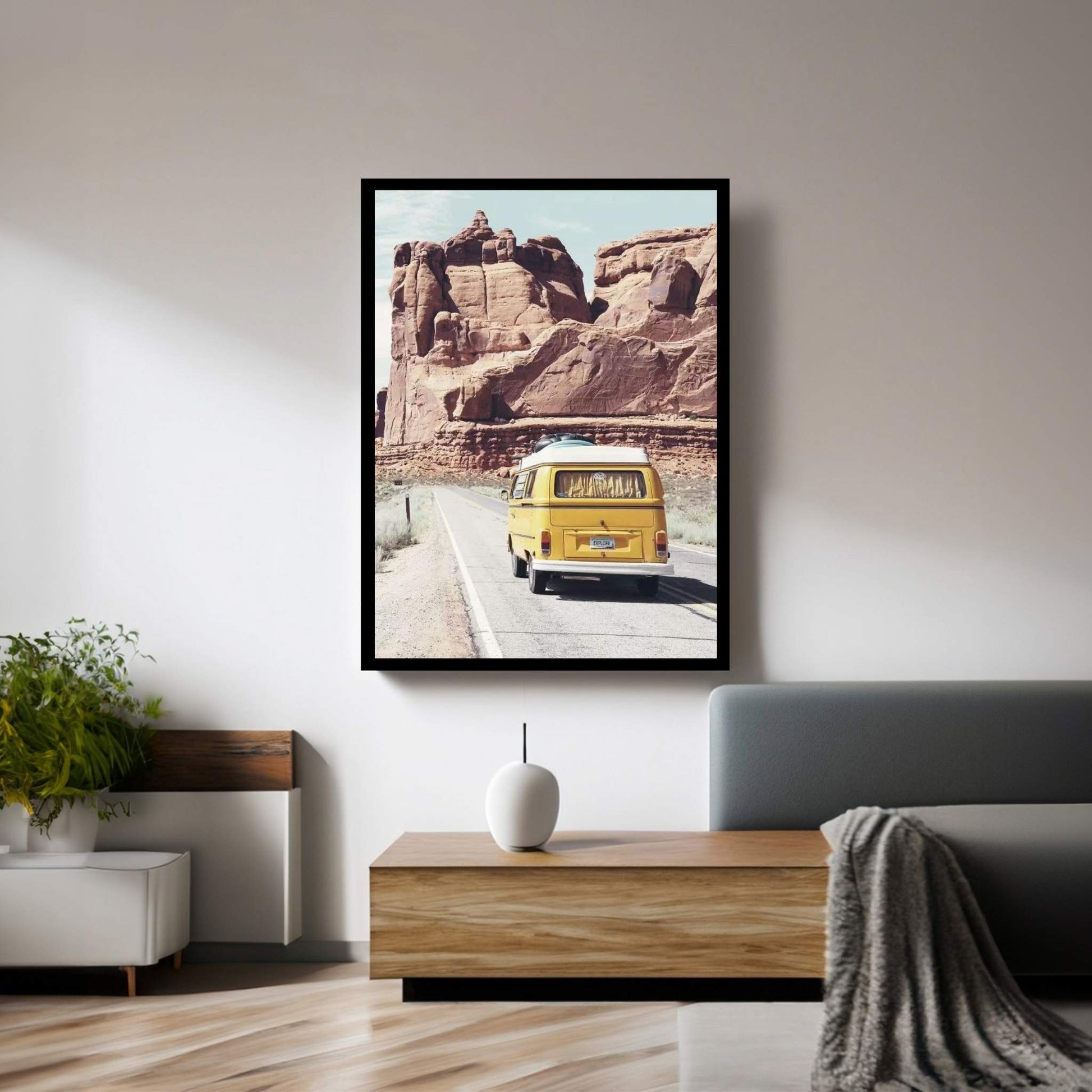 Road Trip Canvas Wall Art - Y Canvas