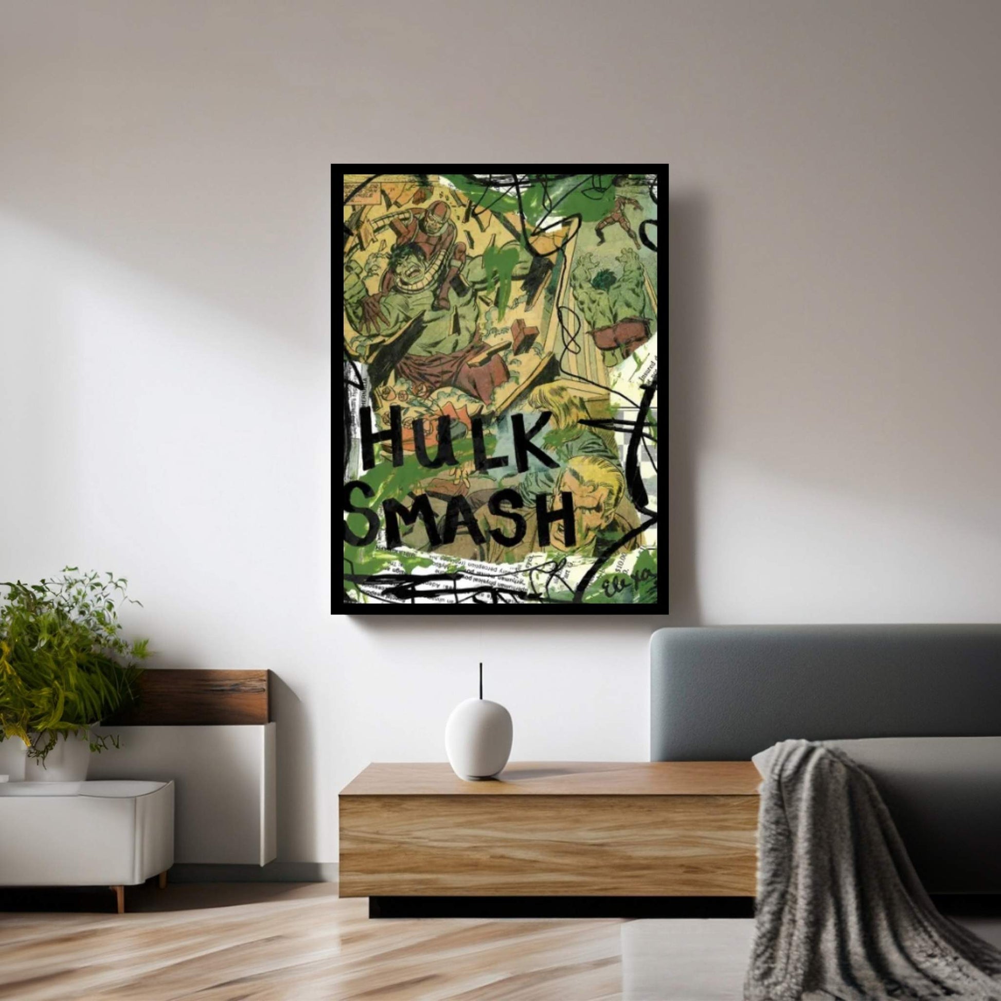 Hulk Canvas Wall Art - Y Canvas