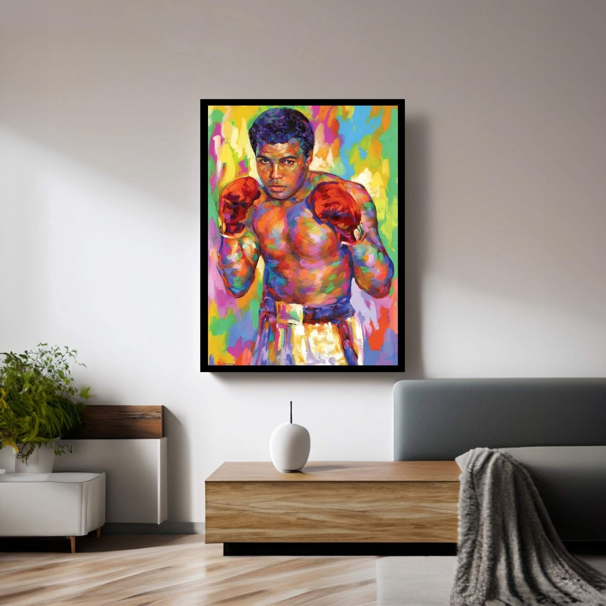 Ali Canvas Wall Art - Y Canvas