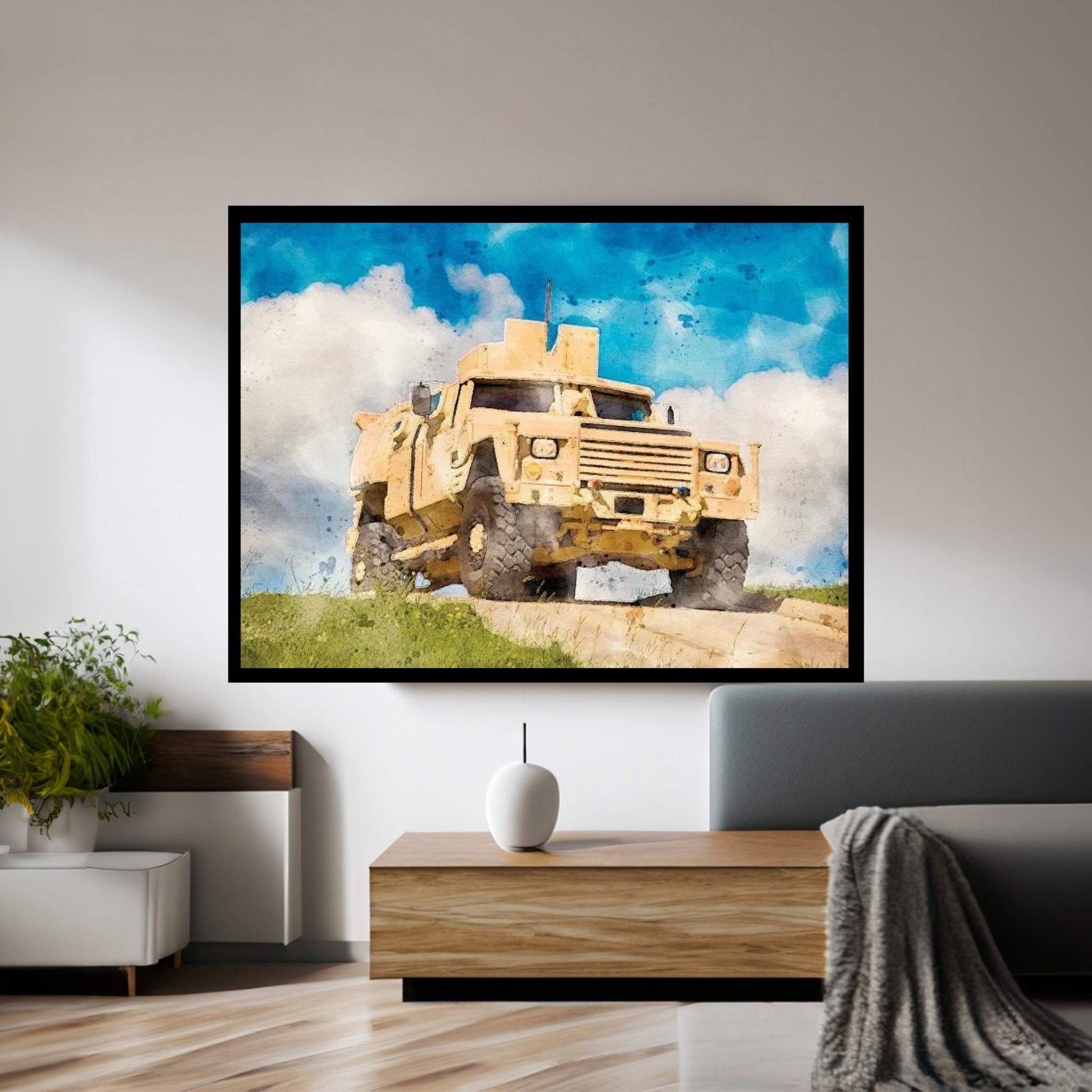Armas Joint Light Tactical Vehicle Canvas Wall Art - Y Canvas