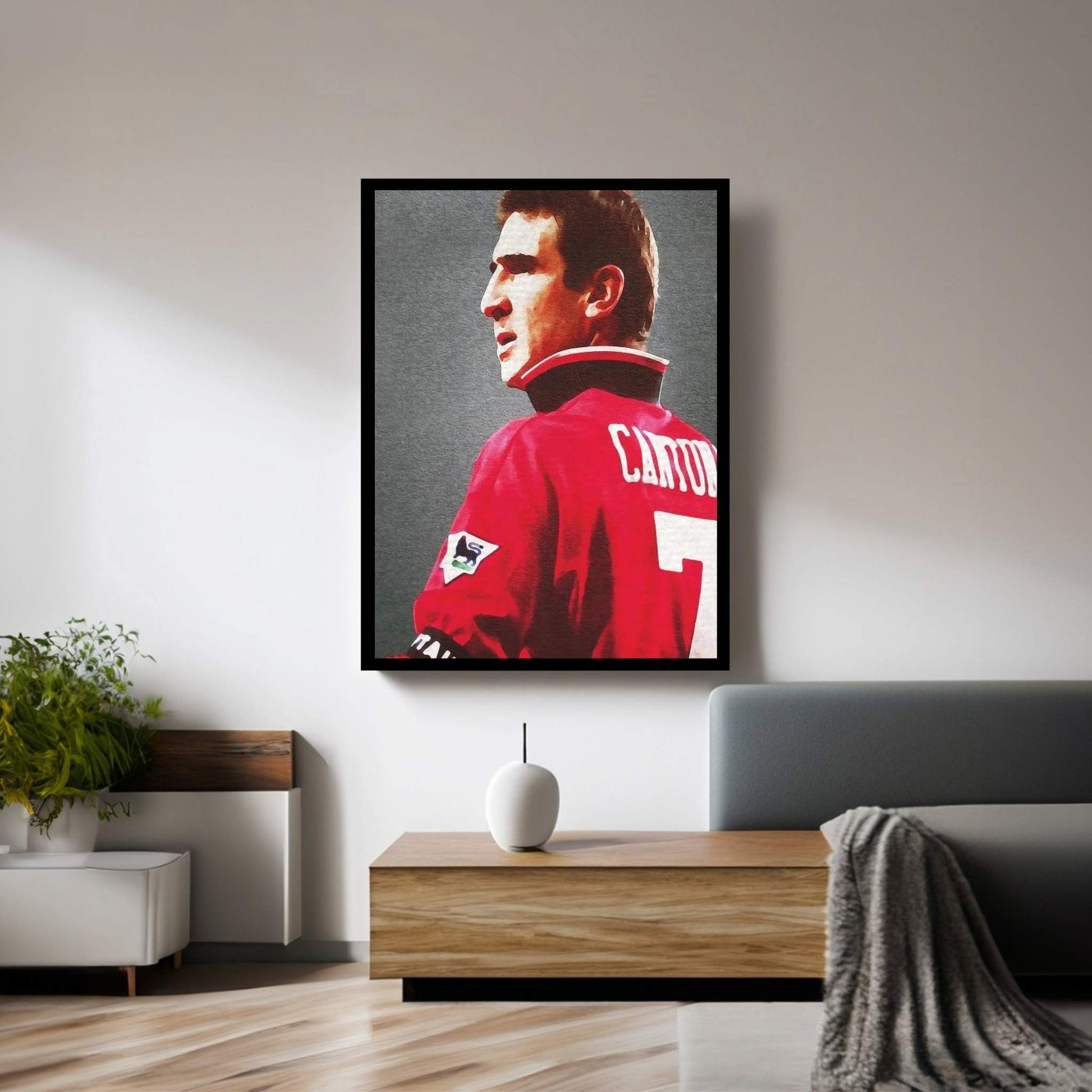 Eric Cantona Canvas Wall Art - Y Canvas