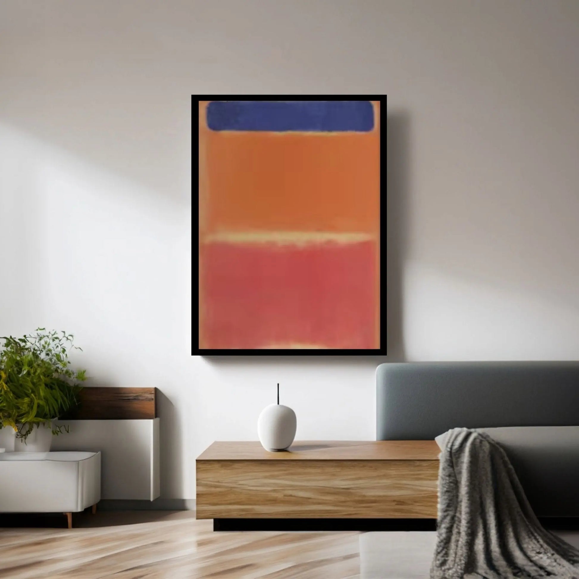 Mark Rothko Frame Canvas/Poster Art Reproduction, Rothko Reproduction - Y Canvas