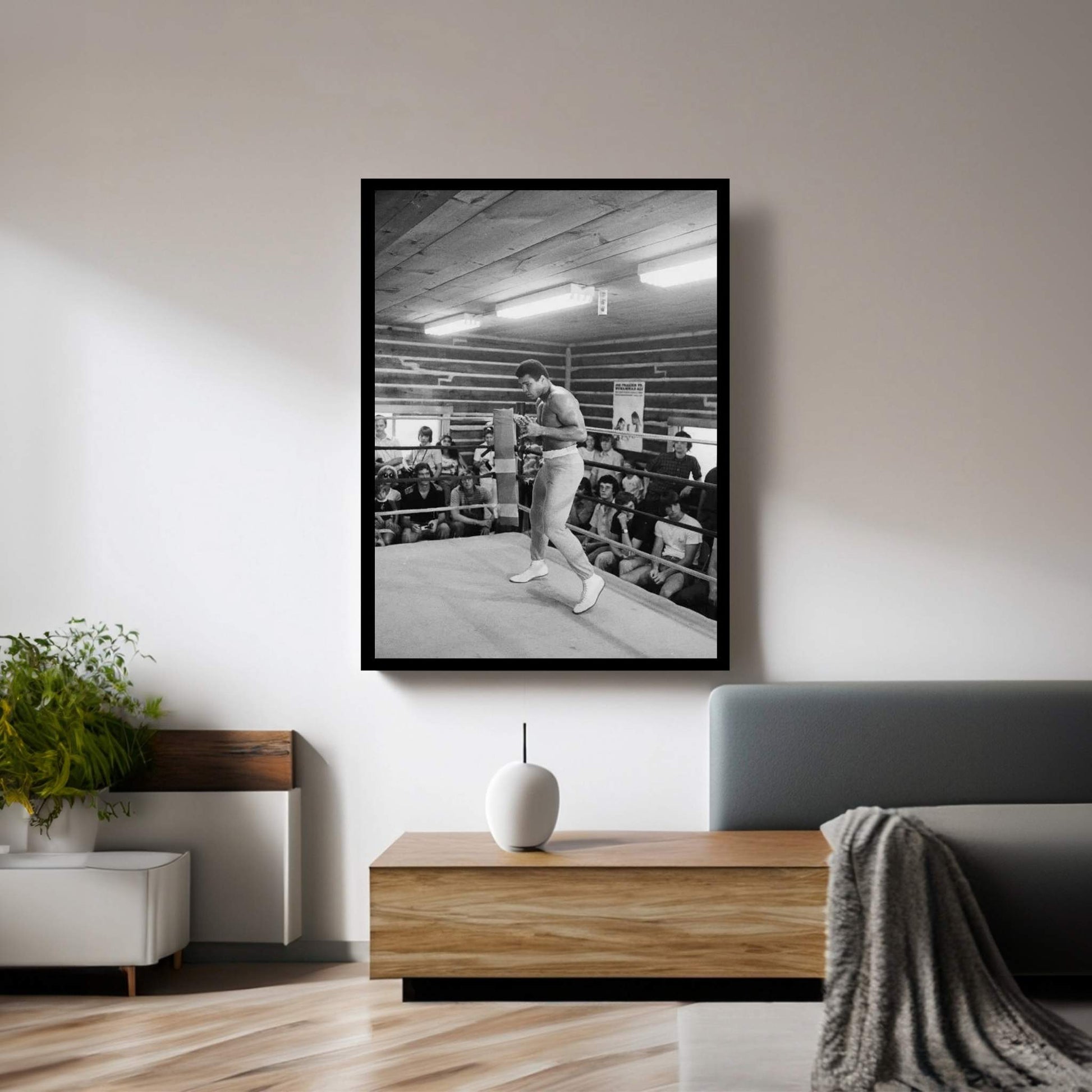 In-Ring Movement At Deer Lake III (Rumble In The Jungle™ Training Camp) Canvas Wall Art - Y Canvas