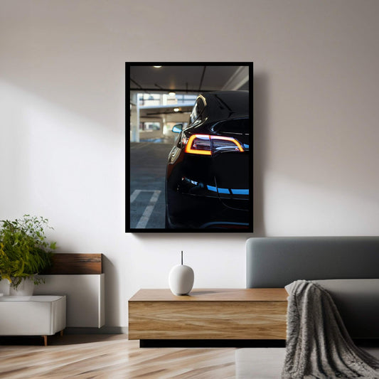 Tesla Canvas Wall Art - Y Canvas