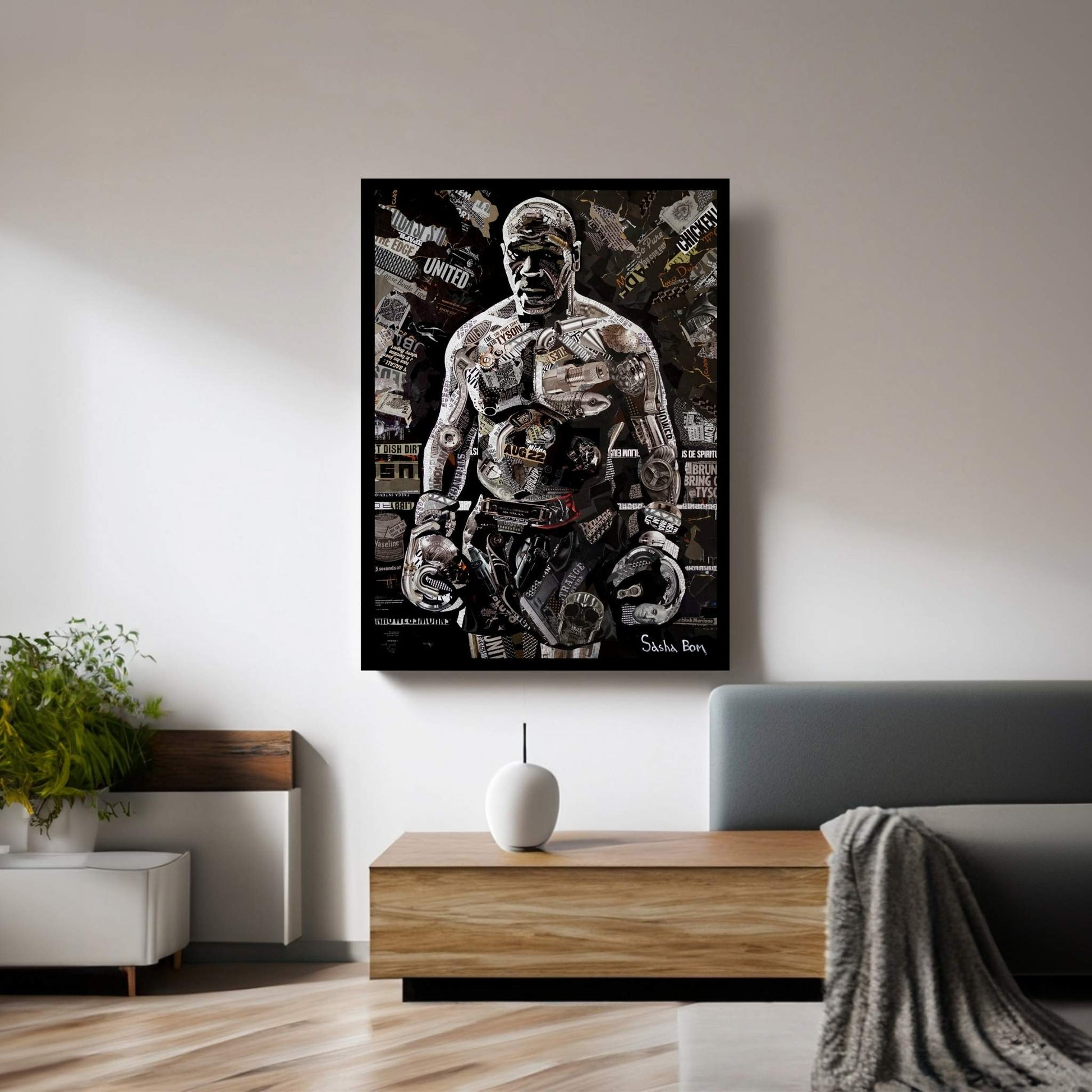 Iron Mike Canvas Wall Art - Y Canvas