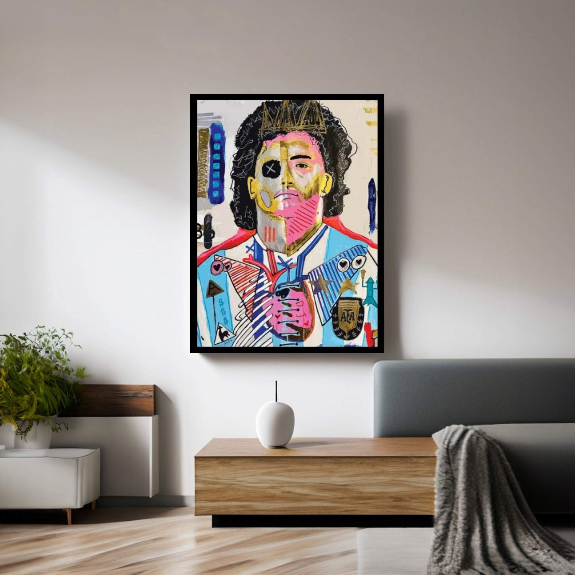 D10S NewsPaper Canvas Wall Art - Y Canvas