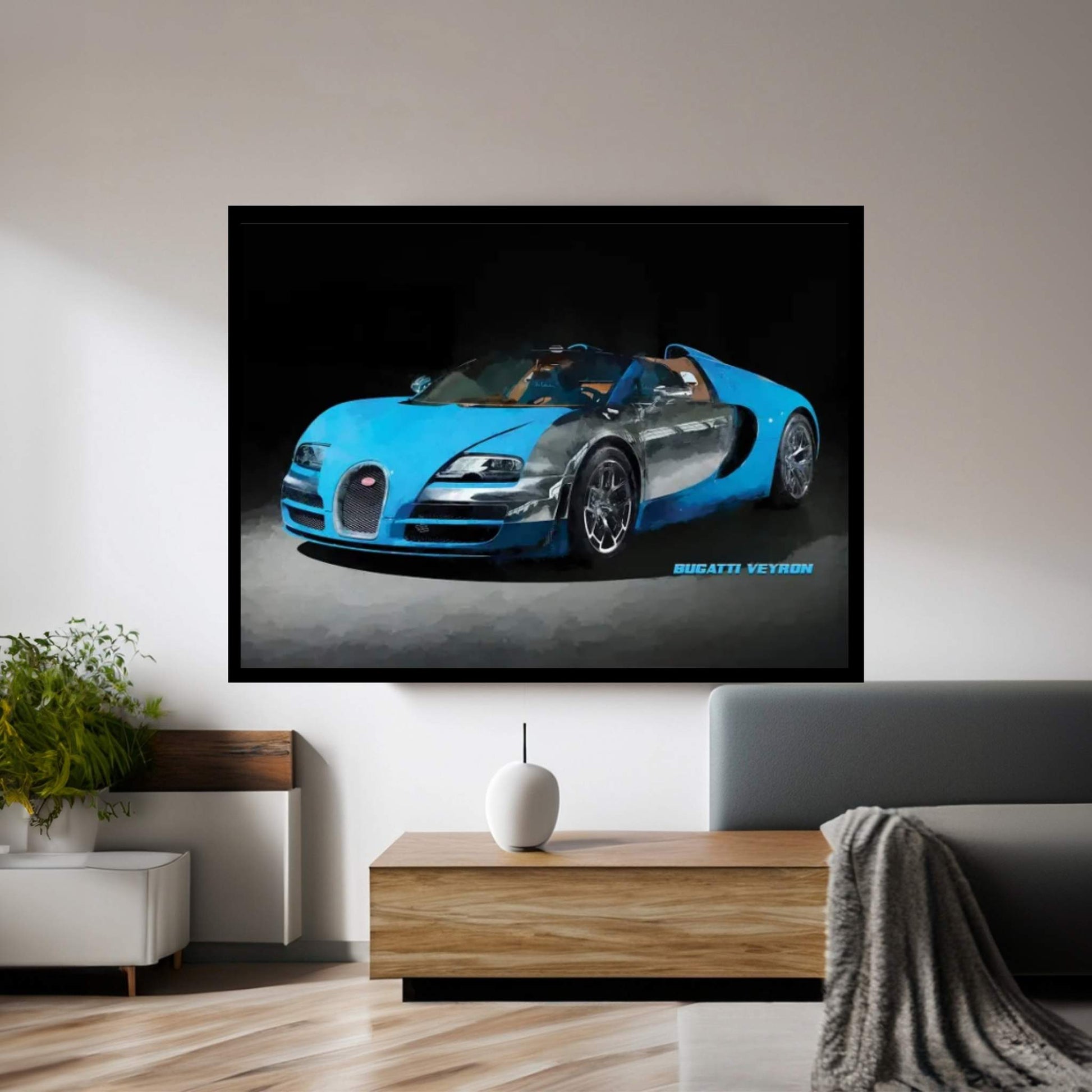 Bugatti Veyron IV Canvas Wall Art - Y Canvas