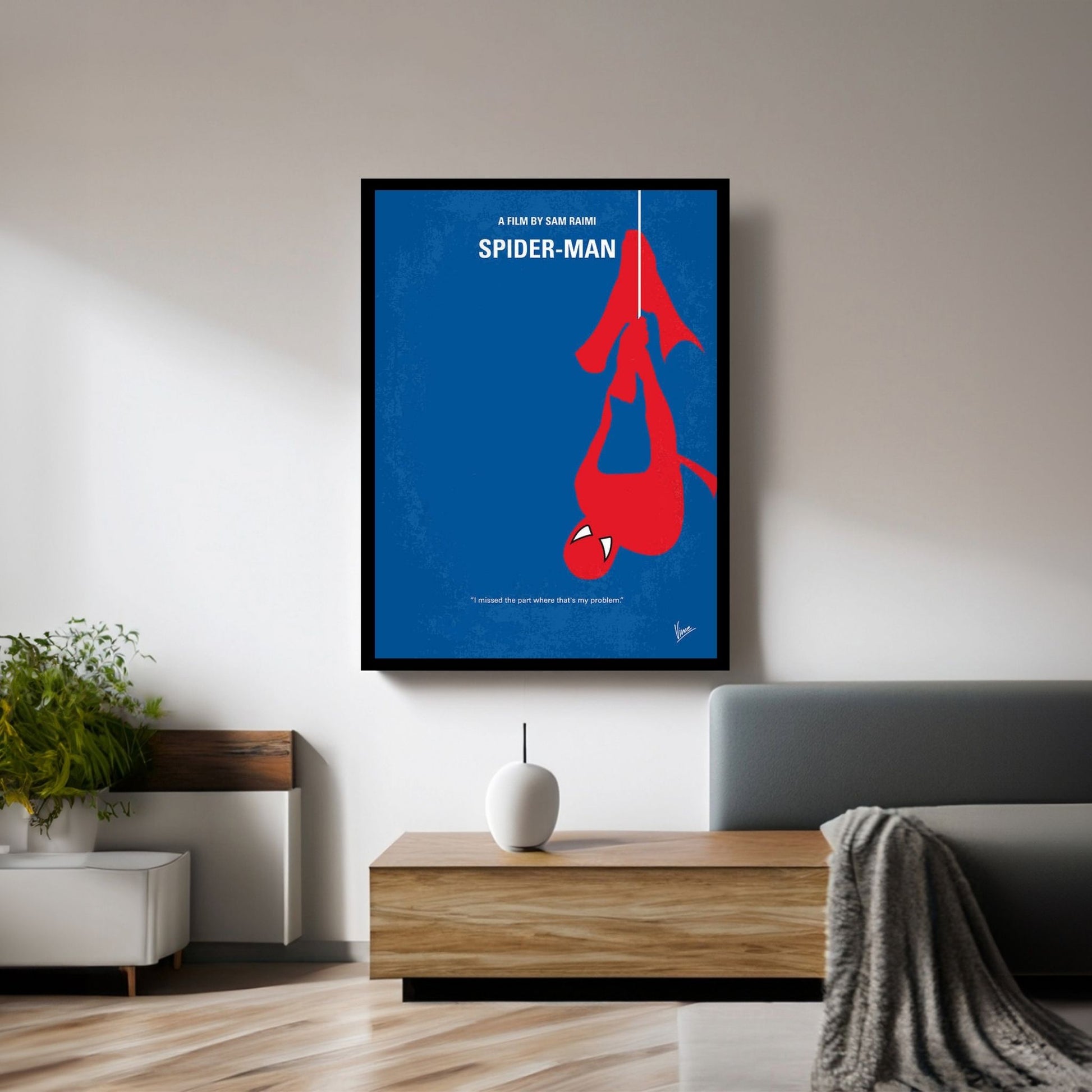Spiderman Poster Canvas Wall Art - Y Canvas