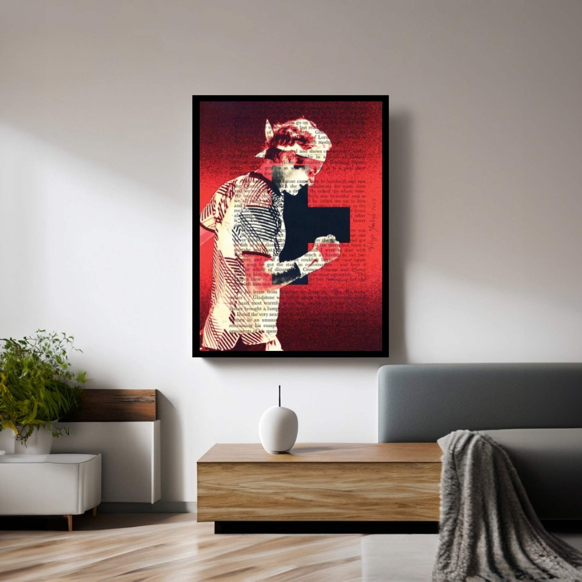 Roger Federer Canvas Wall Art - Y Canvas
