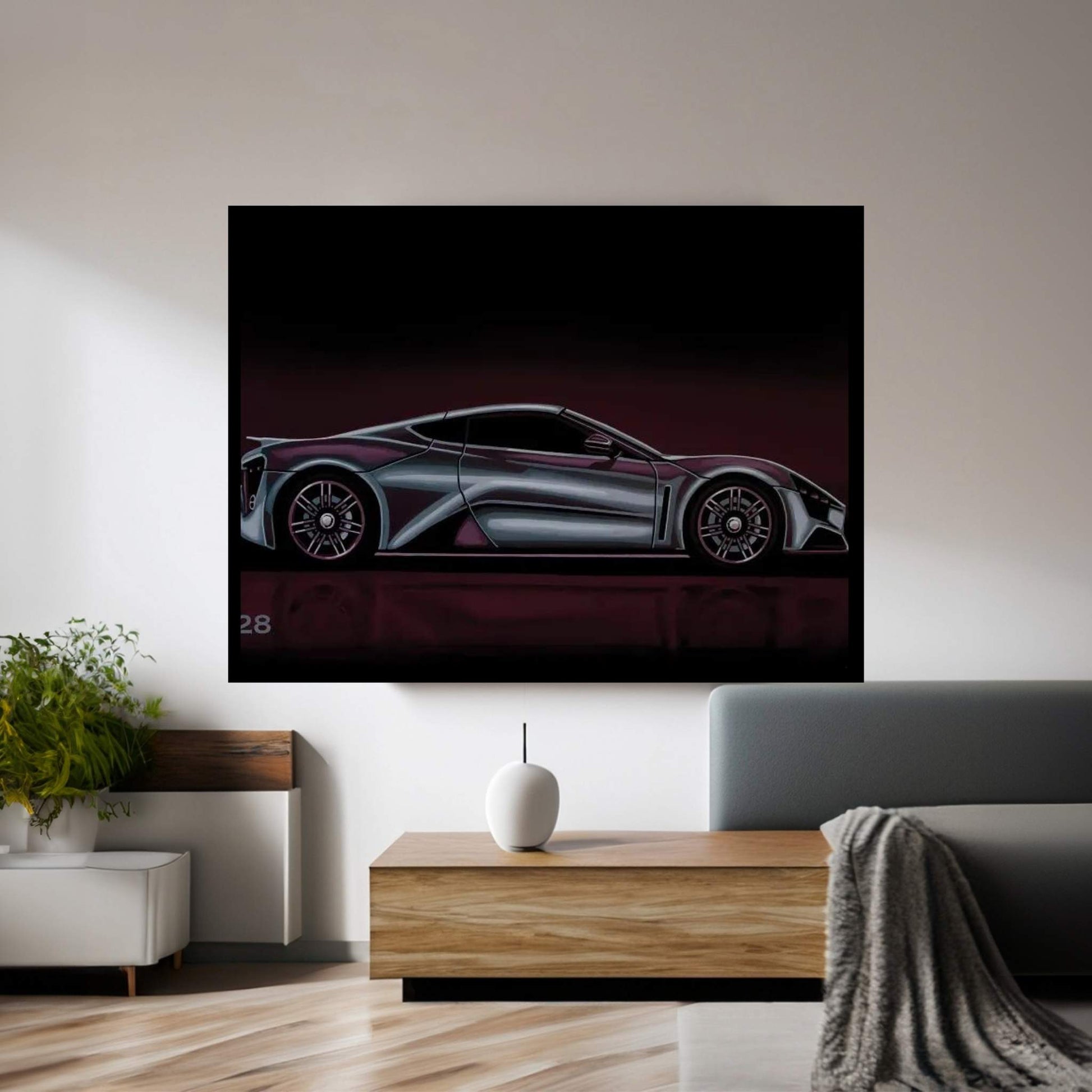 Zenvo ST 1 2009 Canvas Wall Art - Y Canvas