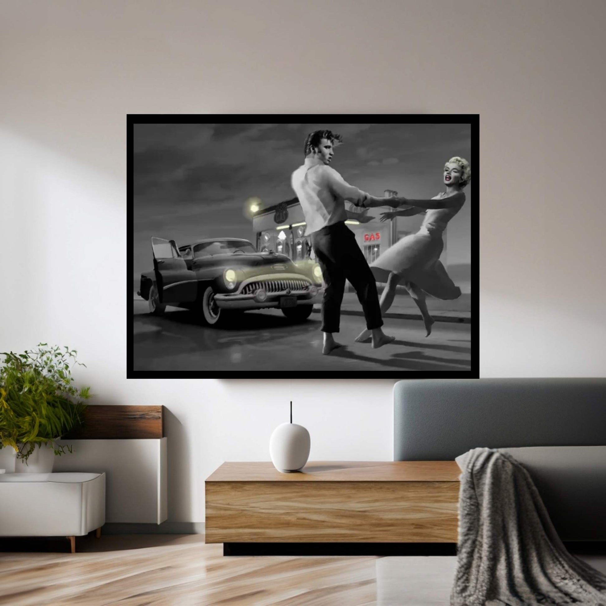 Rendezvous II Canvas Wall Art - Y Canvas