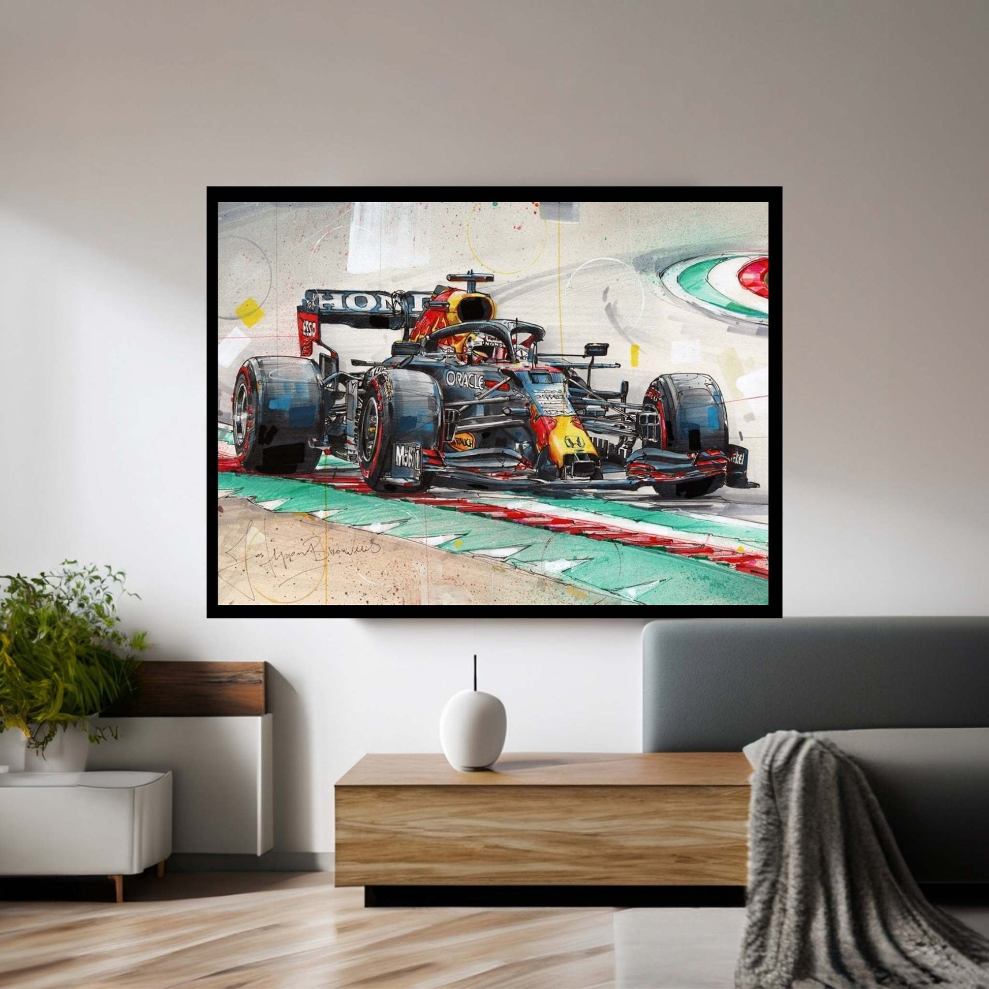 Max Verstappen Canvas Wall Art - Y Canvas