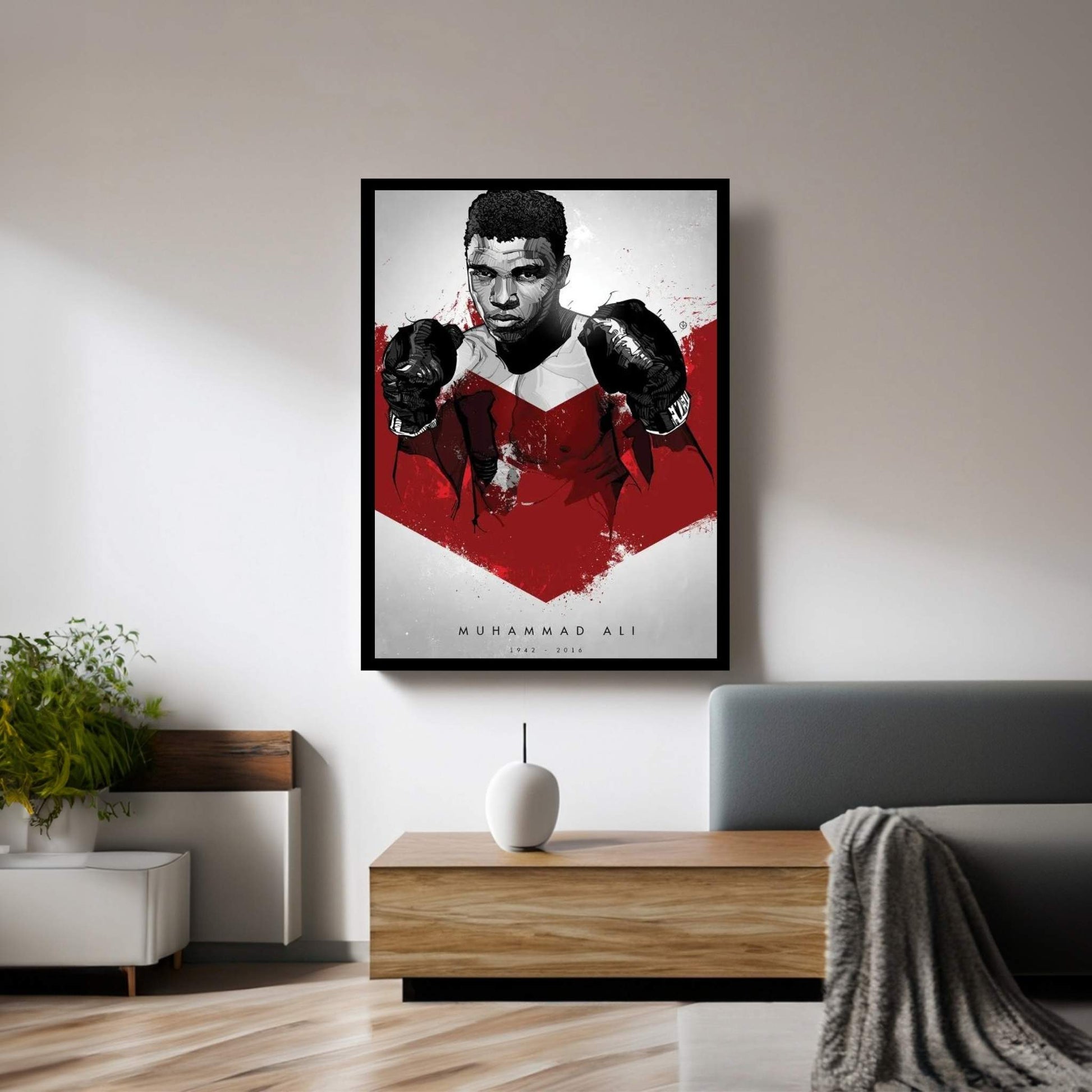Ali Canvas Wall Art - Y Canvas