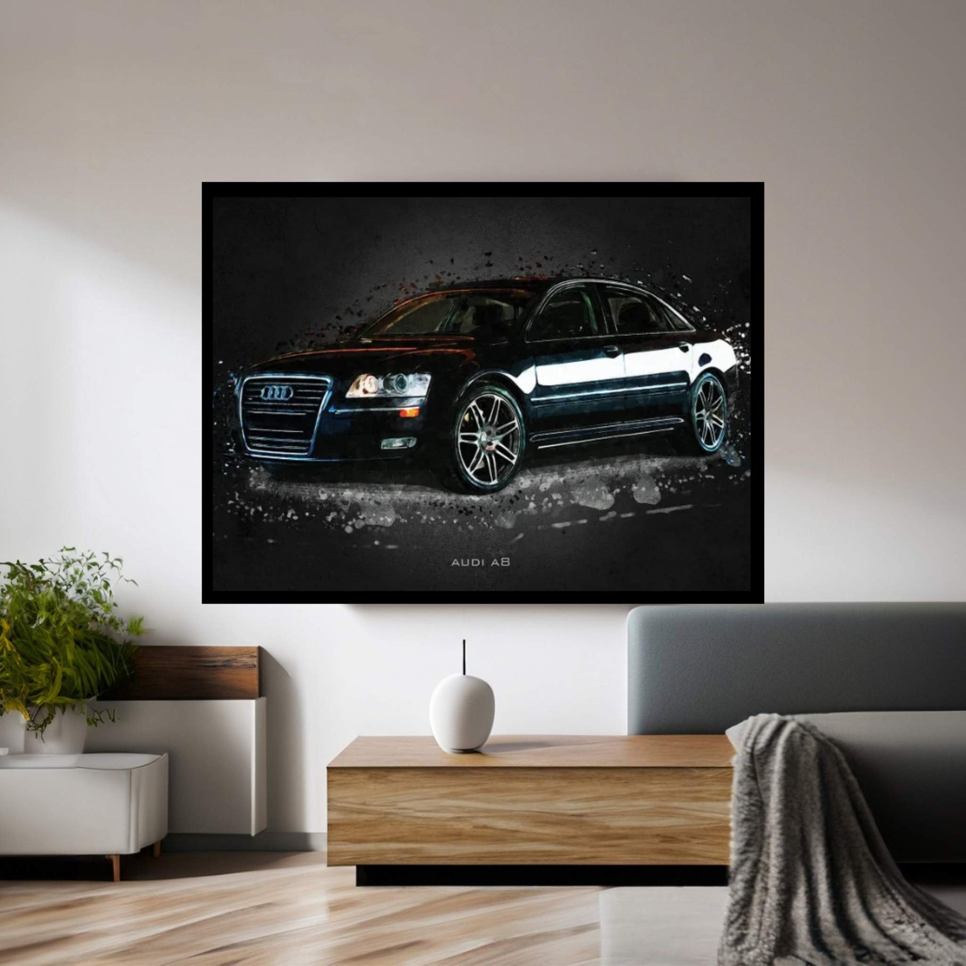 Audi A8 Canvas Wall Art - Y Canvas