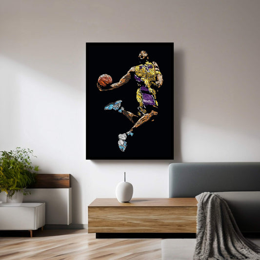 Kobe Canvas Wall Art - Y Canvas