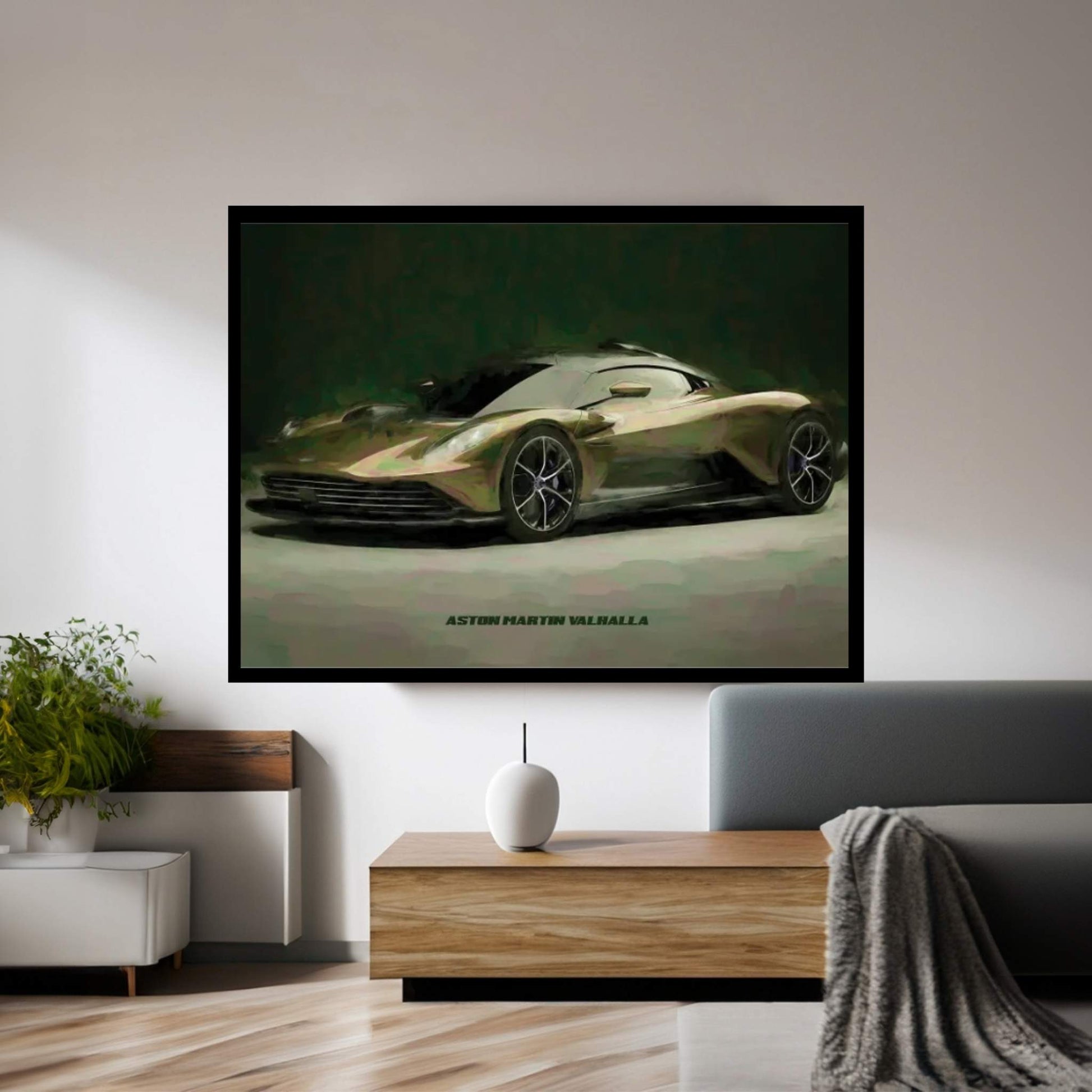 Aston Martin Valhalla Canvas Wall Art - Y Canvas