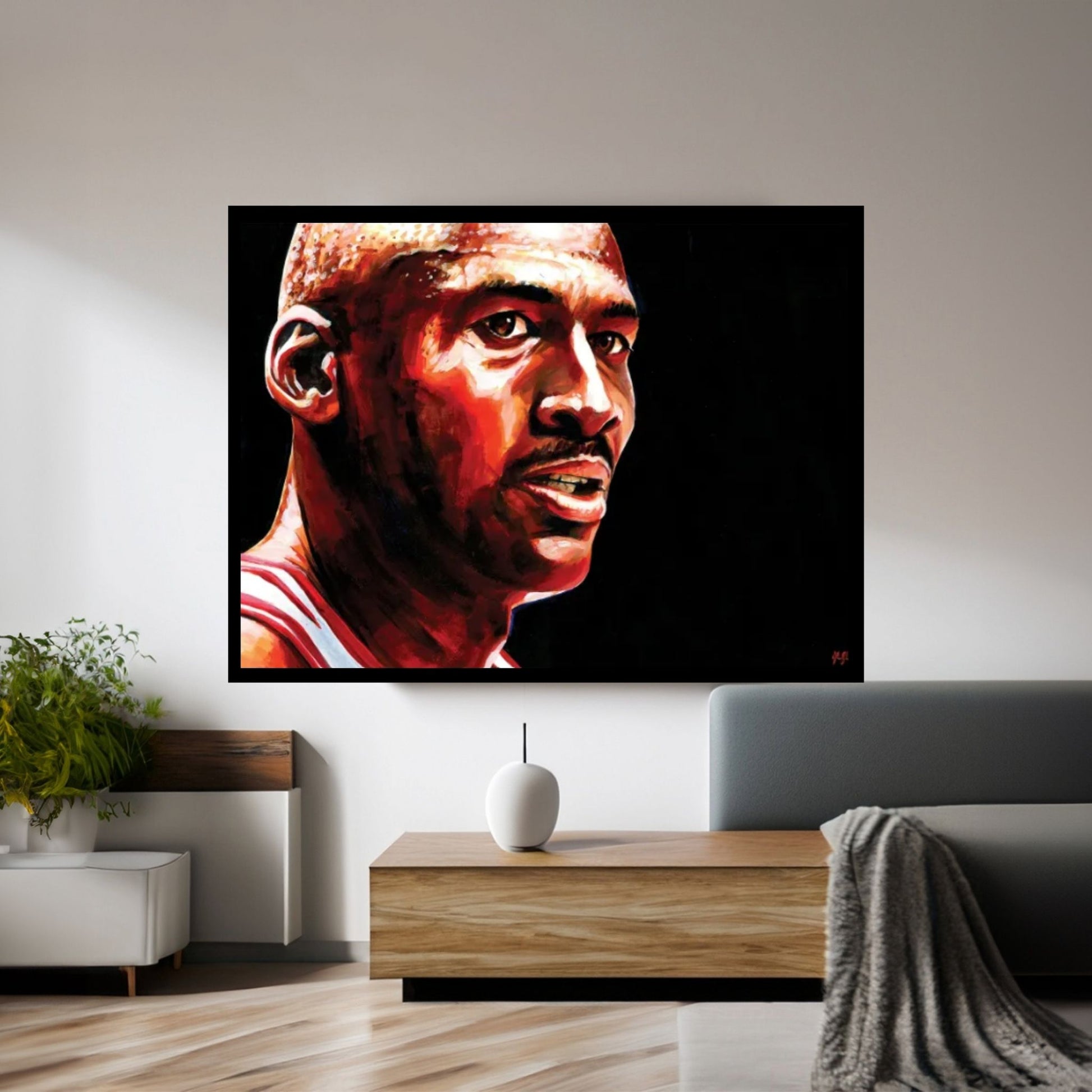 Michael Jordan - Chicago Bulls Canvas Wall Art - Y Canvas