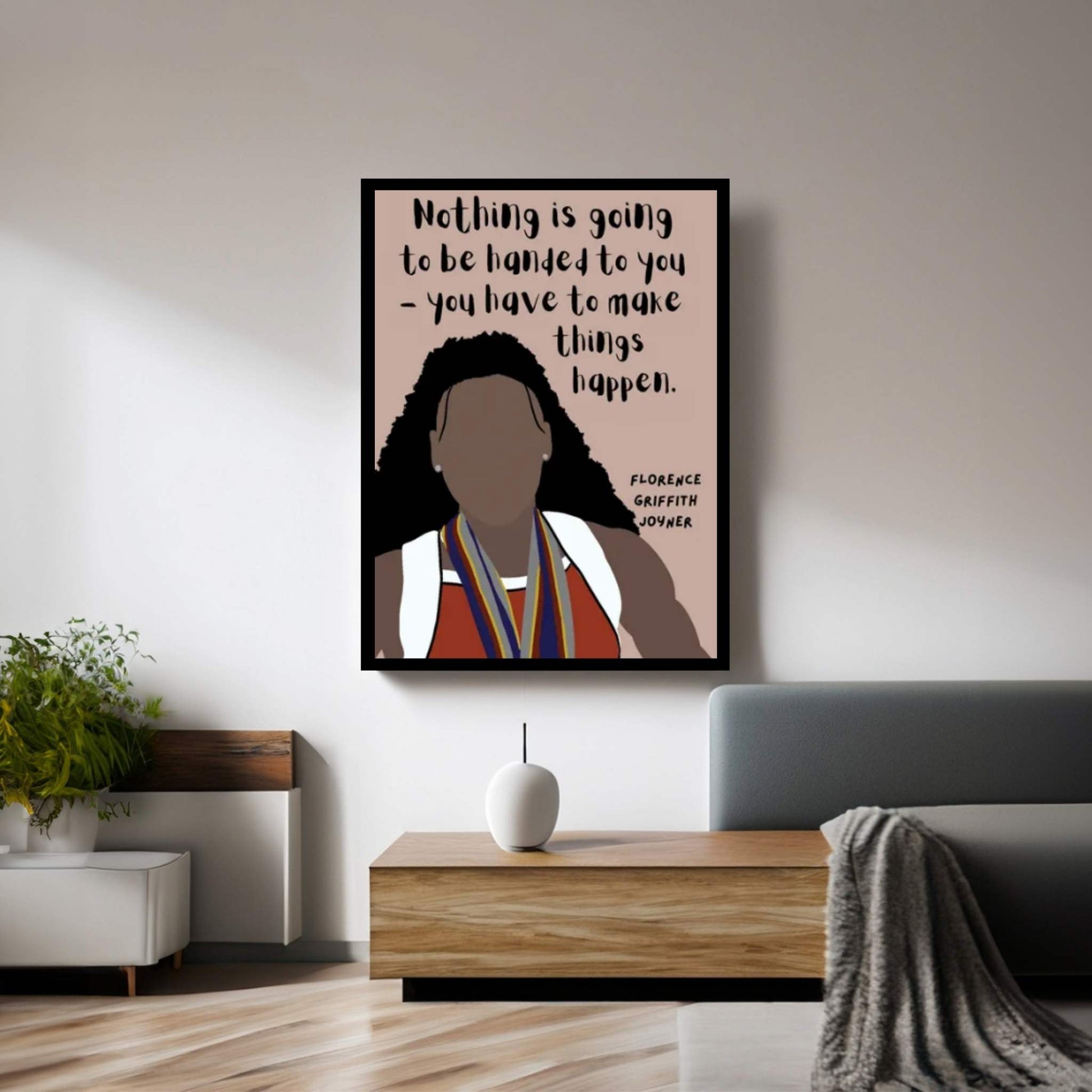 Joyner Quote Canvas Wall Art - Y Canvas